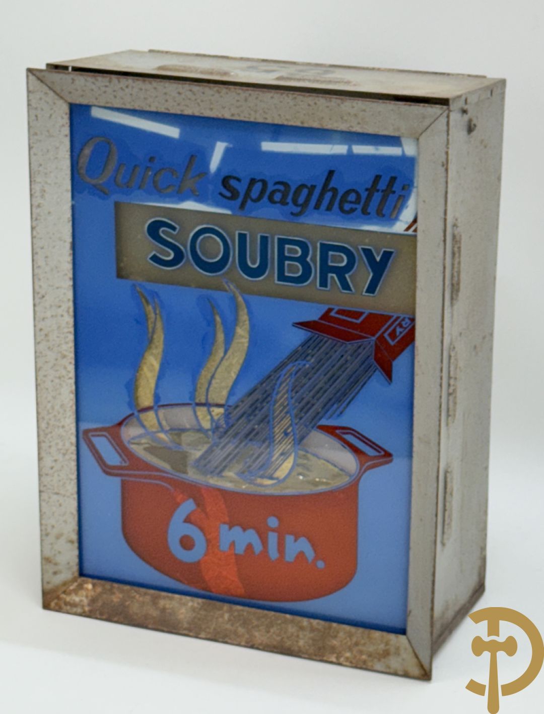 Publiciteit van Soubry Quick spaghetti met verlichting