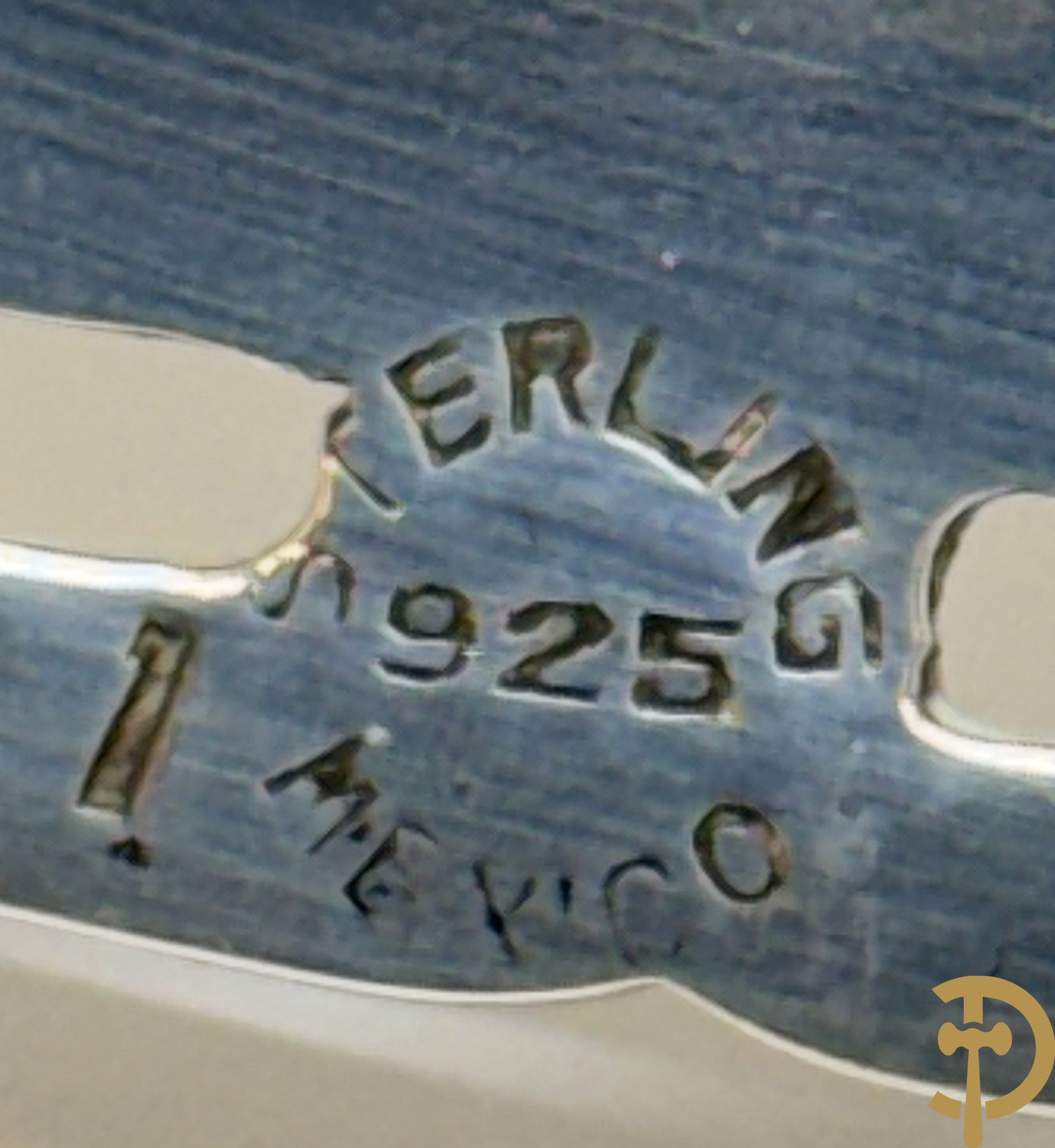 Massief zilveren Mexicaanse schaal, 925 gemerkt