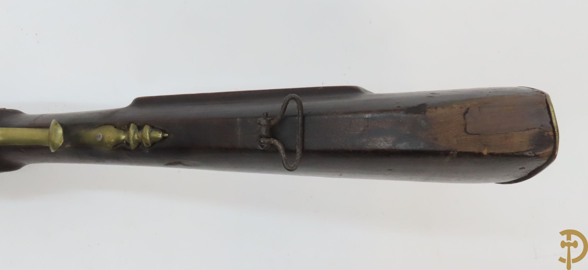 Antiek silex geweer met opstamper - (Antiek sierwapen daterend voor 1893 - kopers gebonden aan de Belgische wetgeving)