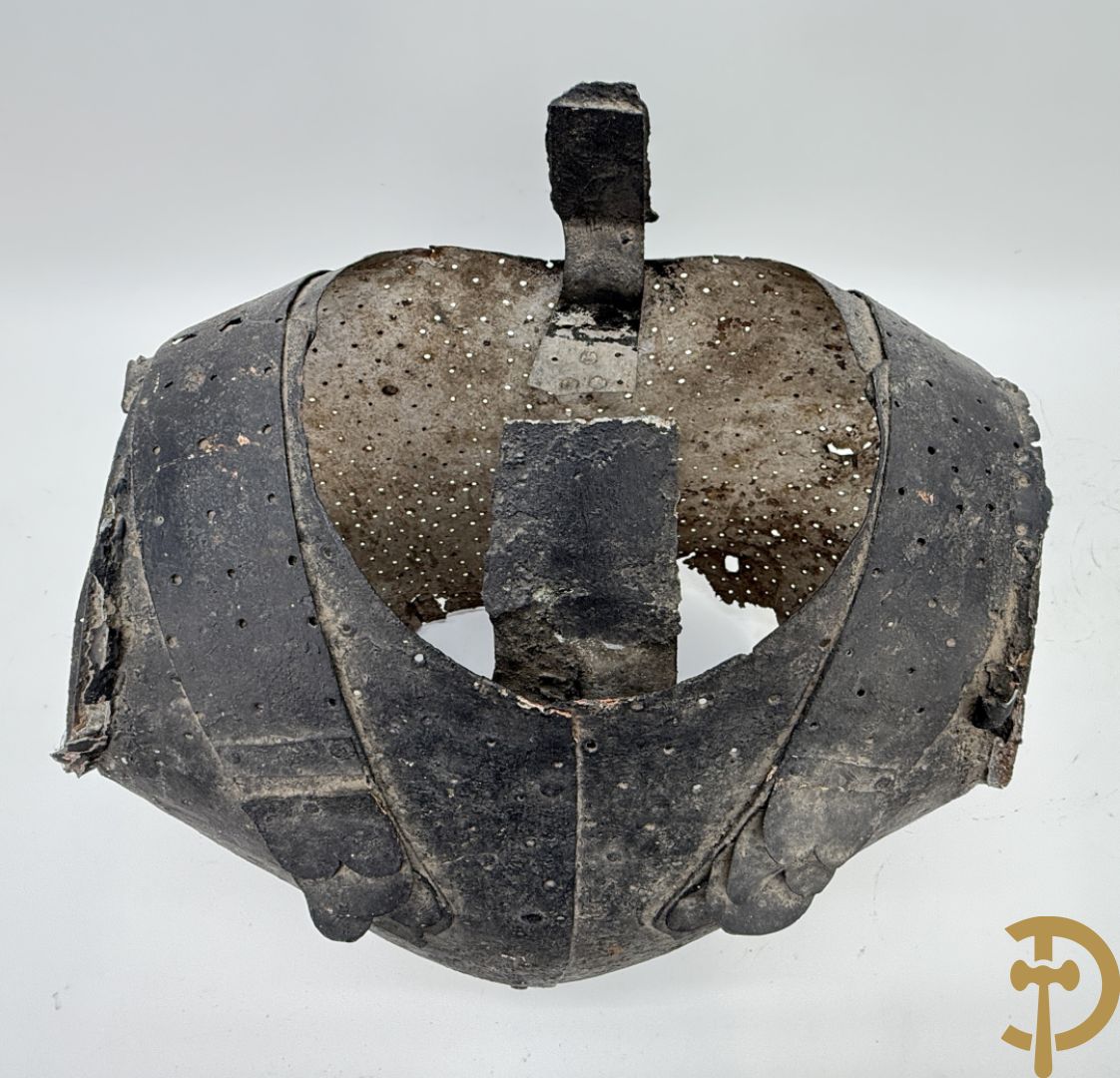 Metalen 19e schermharnas