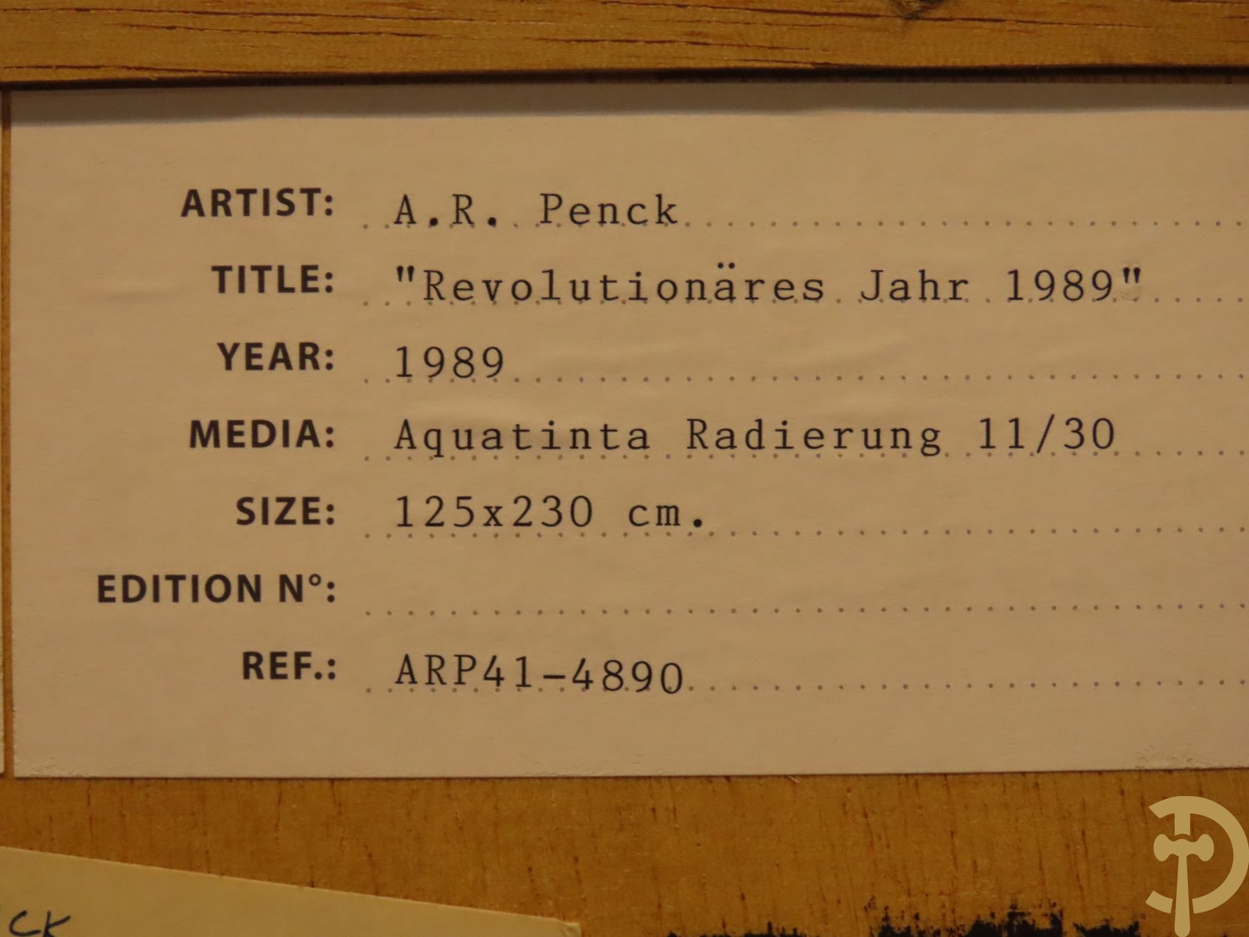 PENCK A.R. get. 