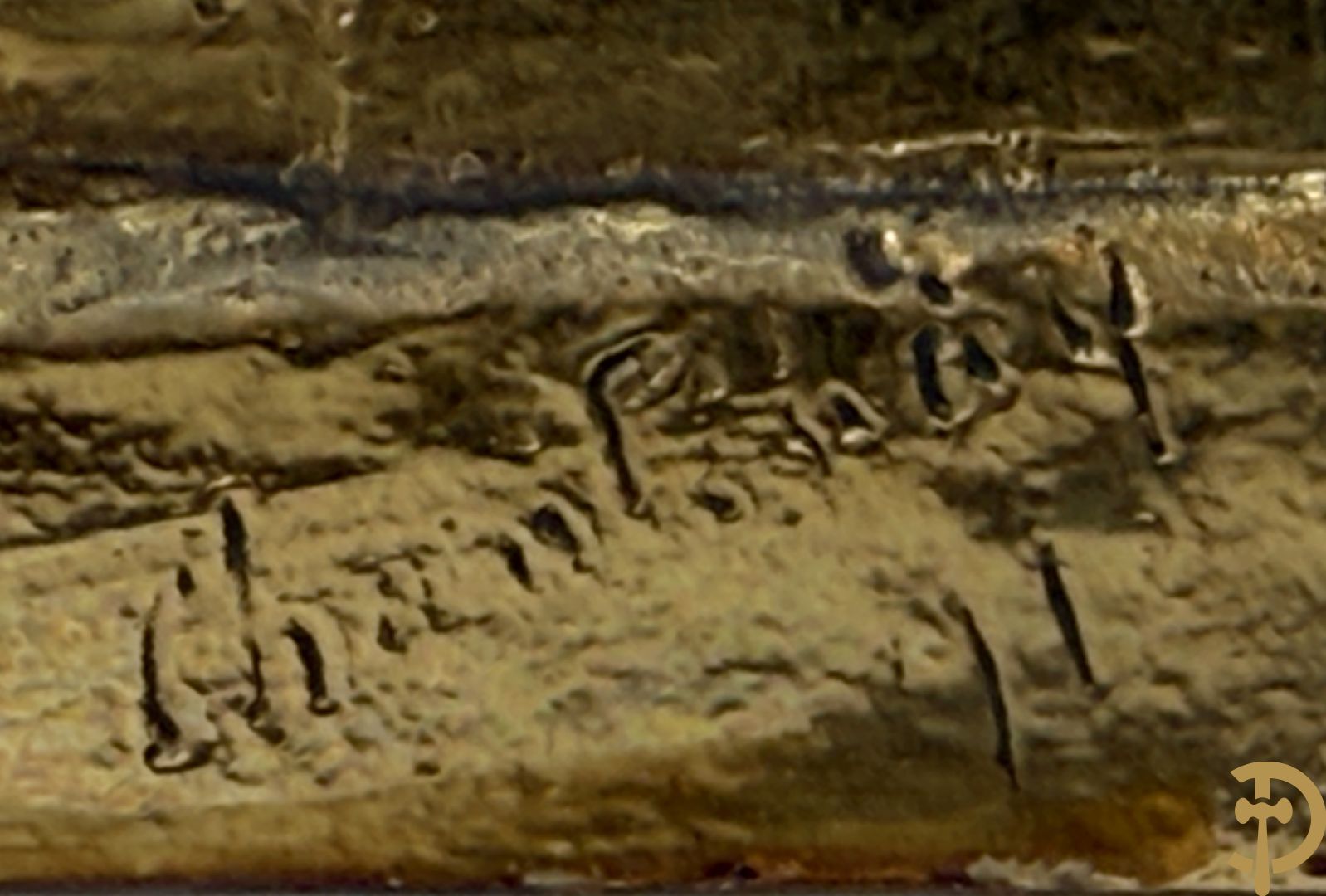 CHANTIGAY ? getekend rechts onder 