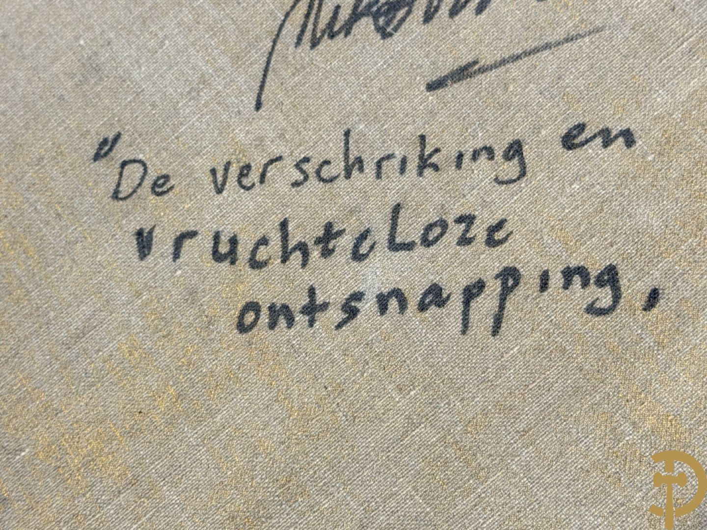 VAN DAELE Nico getekend verso 1981 
