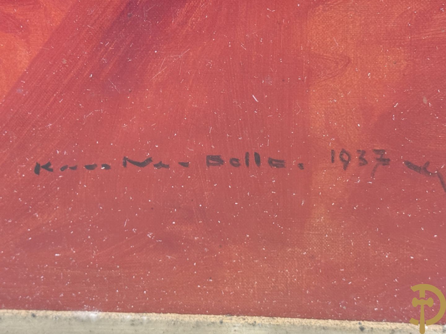 VAN BELLE Karel getekend 1937 