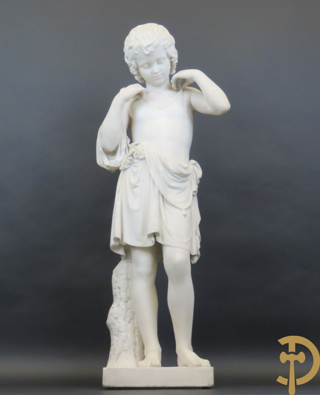 Onleesbaar getekend links achter 