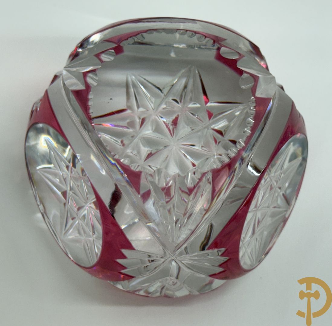 Twee presse papiers van Cristallerie d