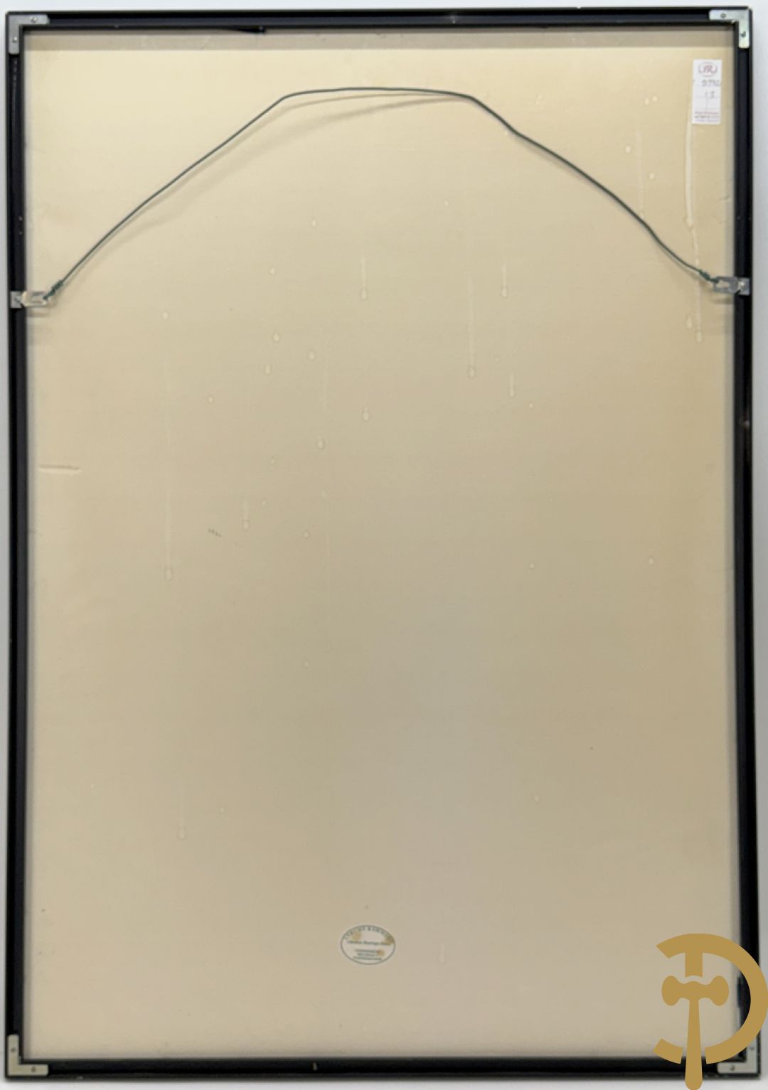 Oude affiche door Andy Warhol ontworpen voor de film Querelle, getekend in de plaat offset in colours