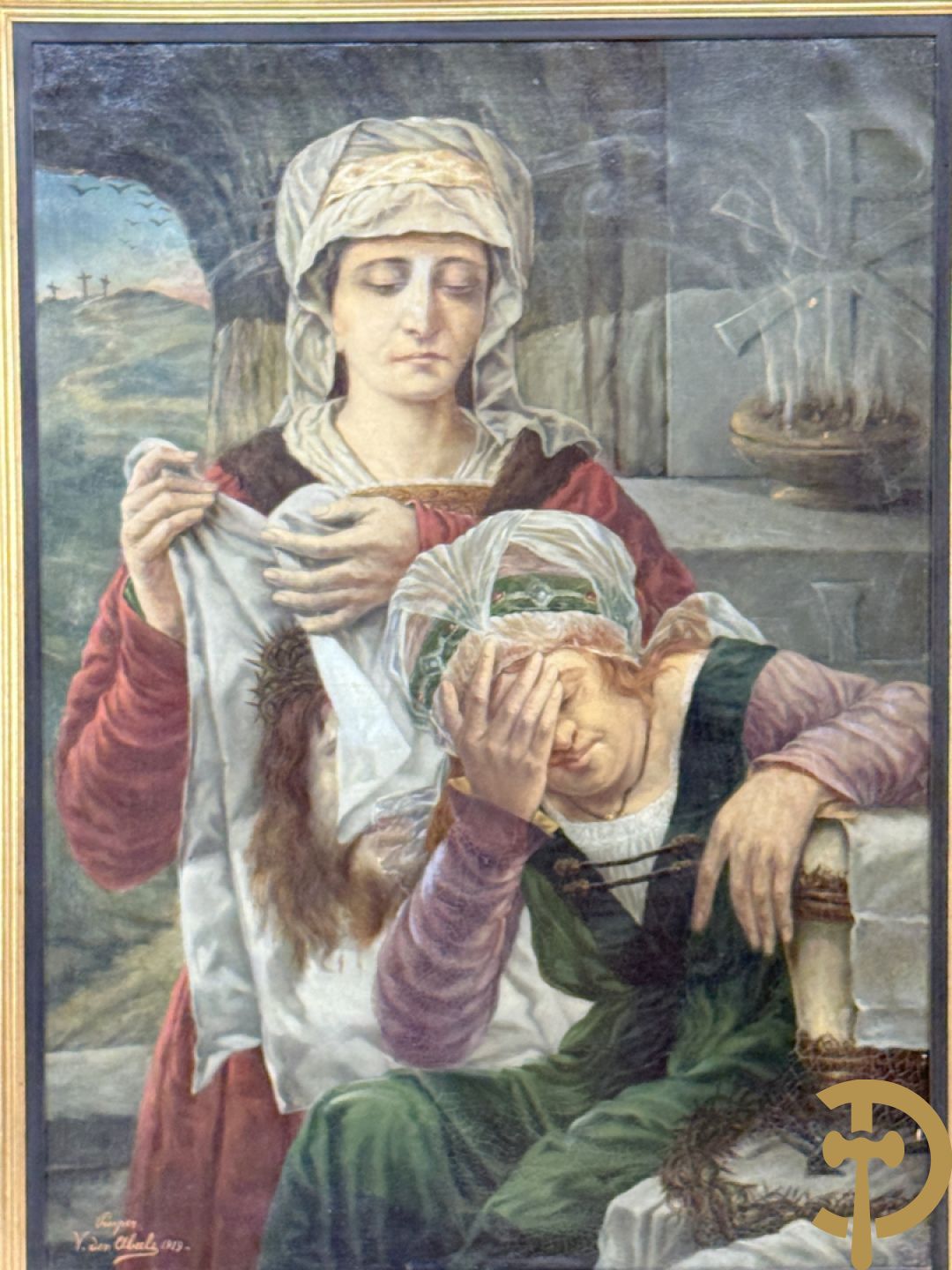 V.DEN ABEELE Prosper getekend 1919 