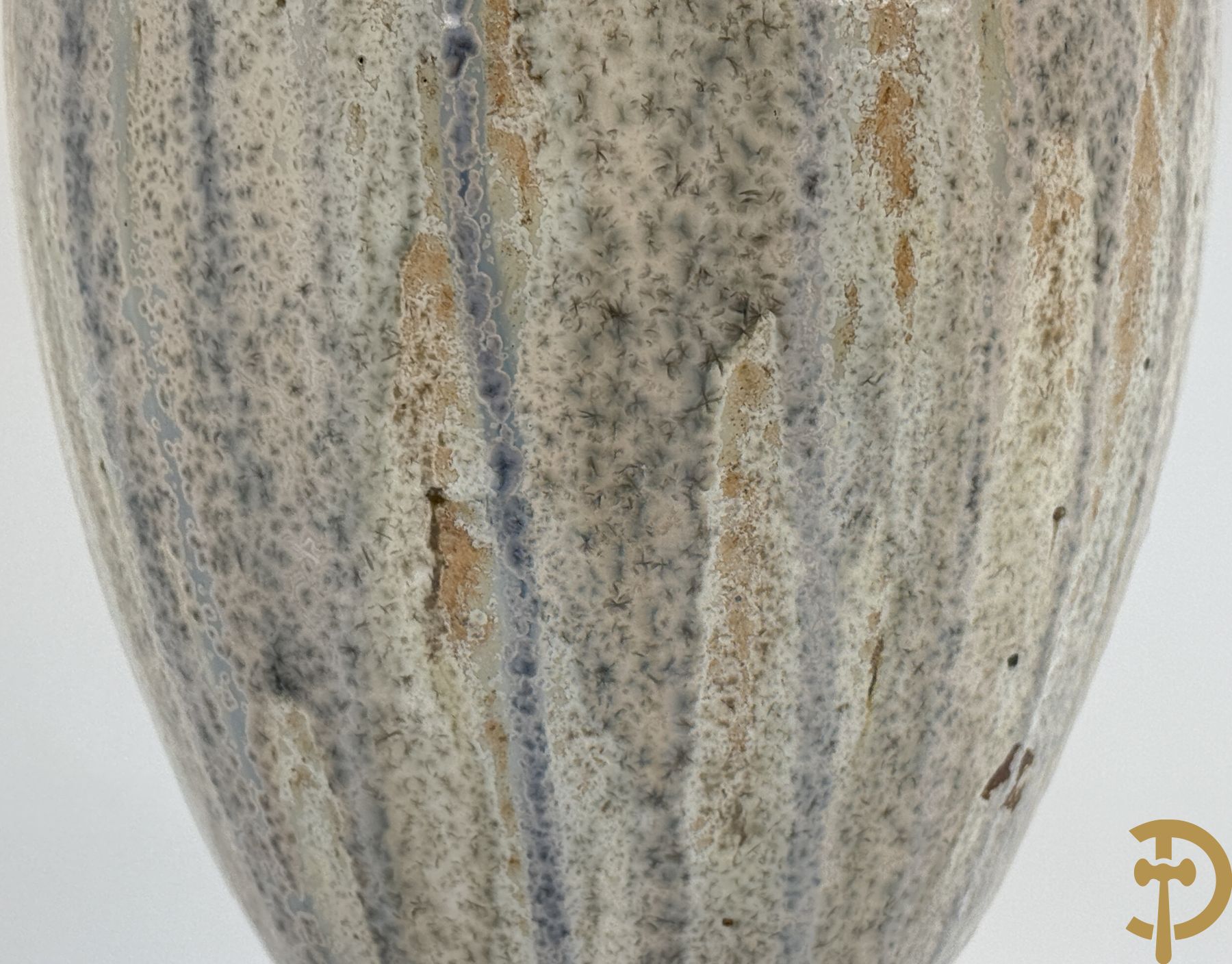 Art deco vaas, in de stijl van Millet Paul, als lampadaire gemonteerd