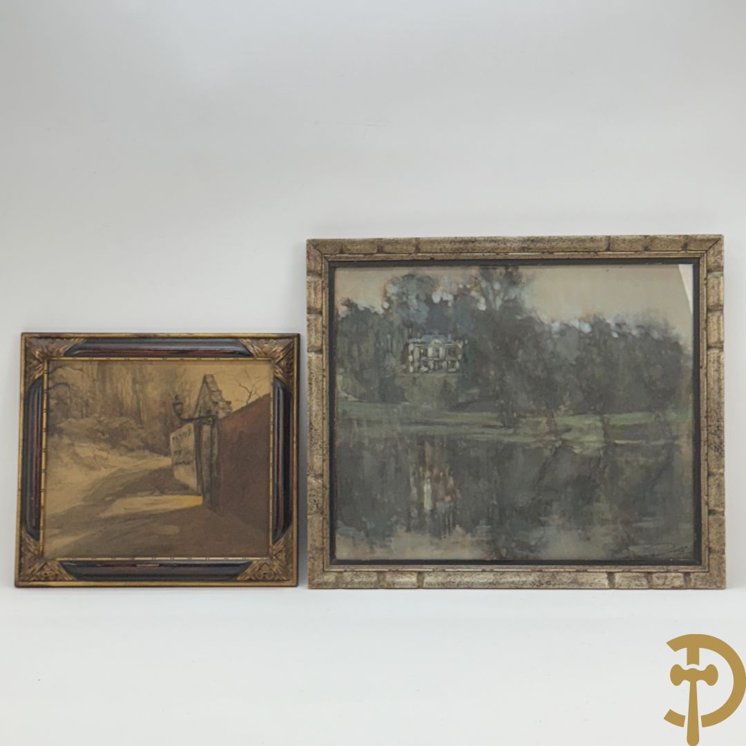 VAN HOLST G. getekend 