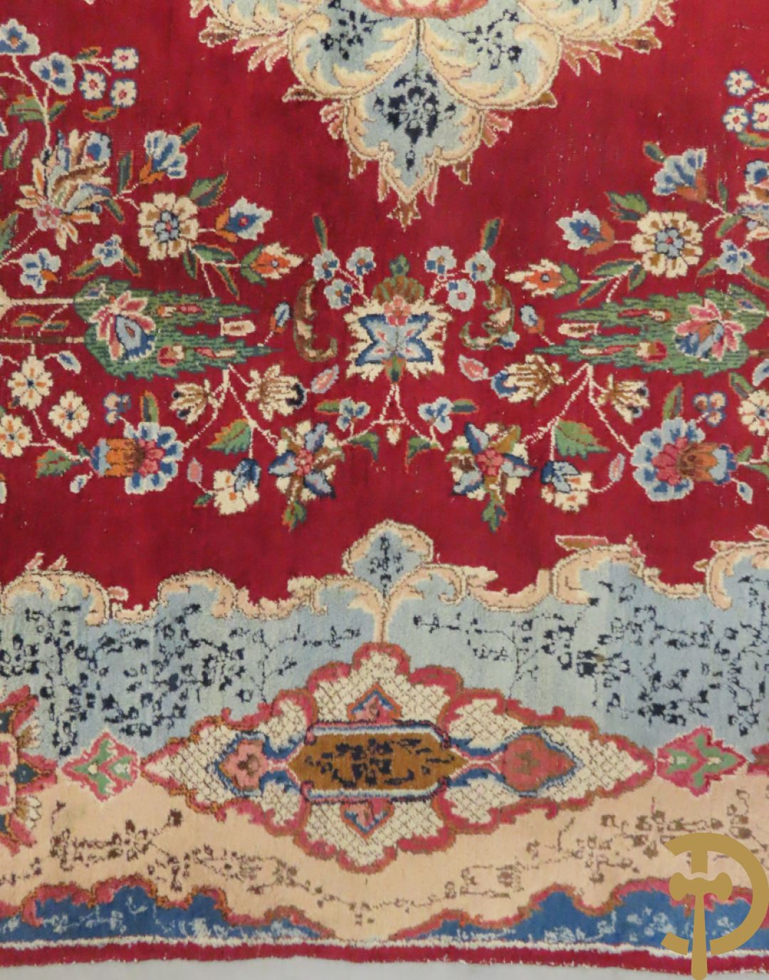 Oosters handgeknoopt tapijt Kirman Royal