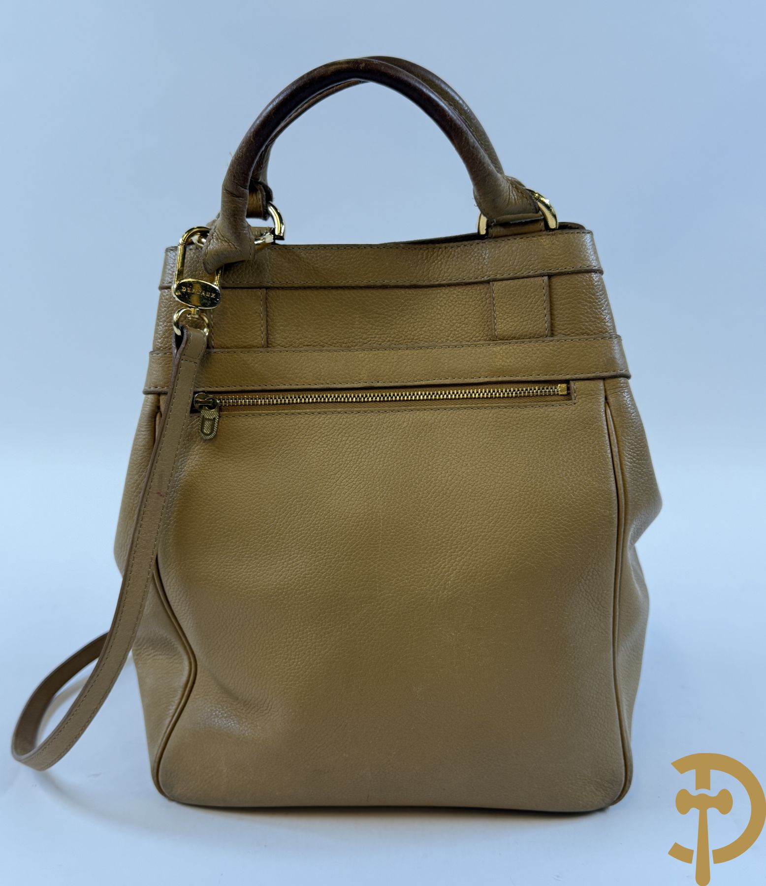 Lederen handtas Delvaux