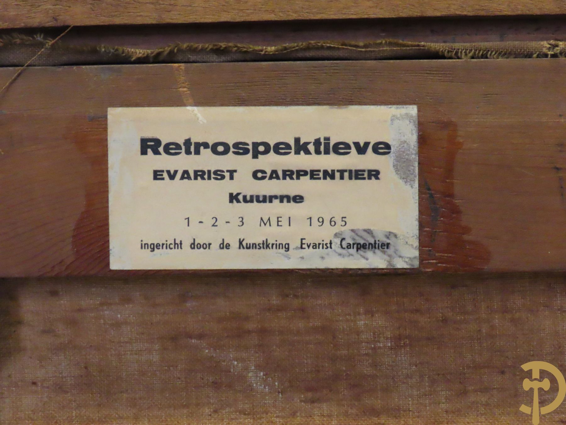 CARPENTIER Ev.te  getekend 