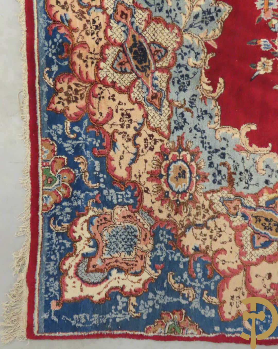 Oosters handgeknoopt tapijt Kirman Royal