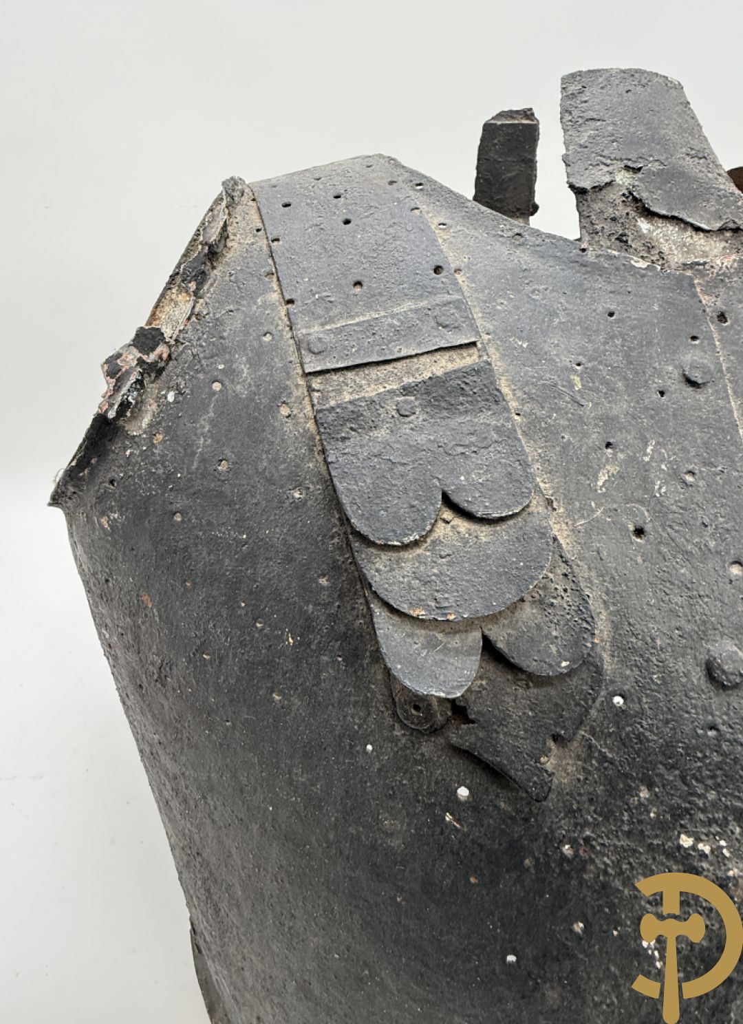 Metalen 19e schermharnas