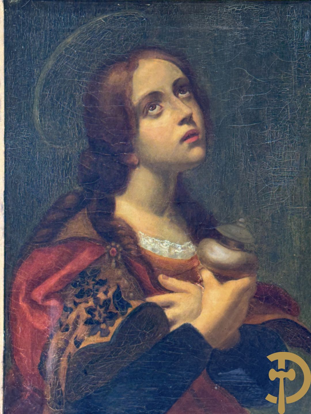 Ongetekend achteraan gerefereerd Carlo Dolci 