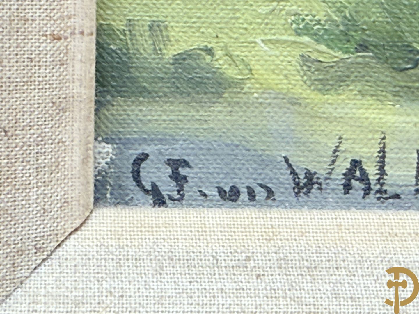 VAN DE WALL PERNE G. getekend(Gustaaf) 