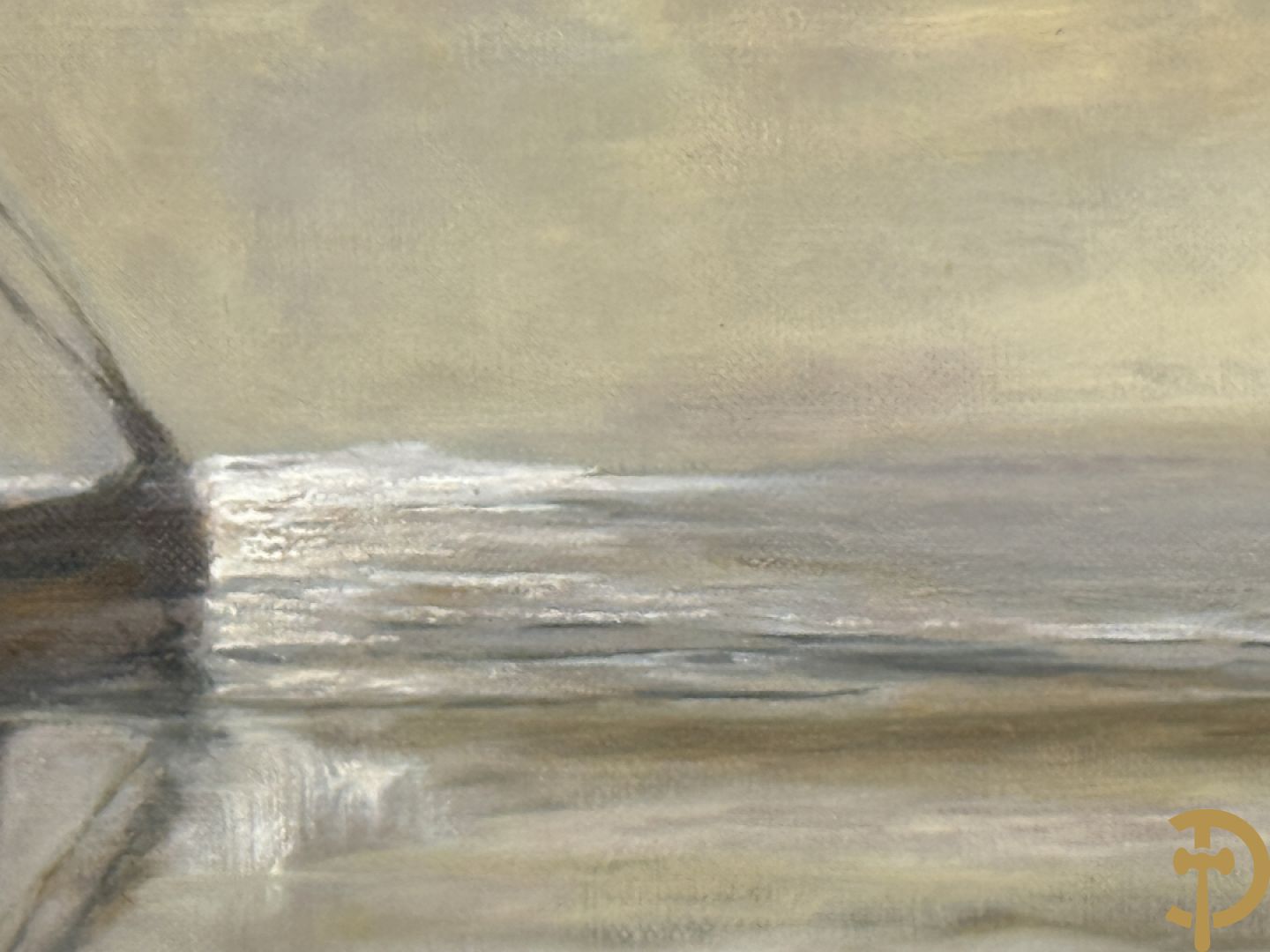 Onleesbaar getekend rechts onder 