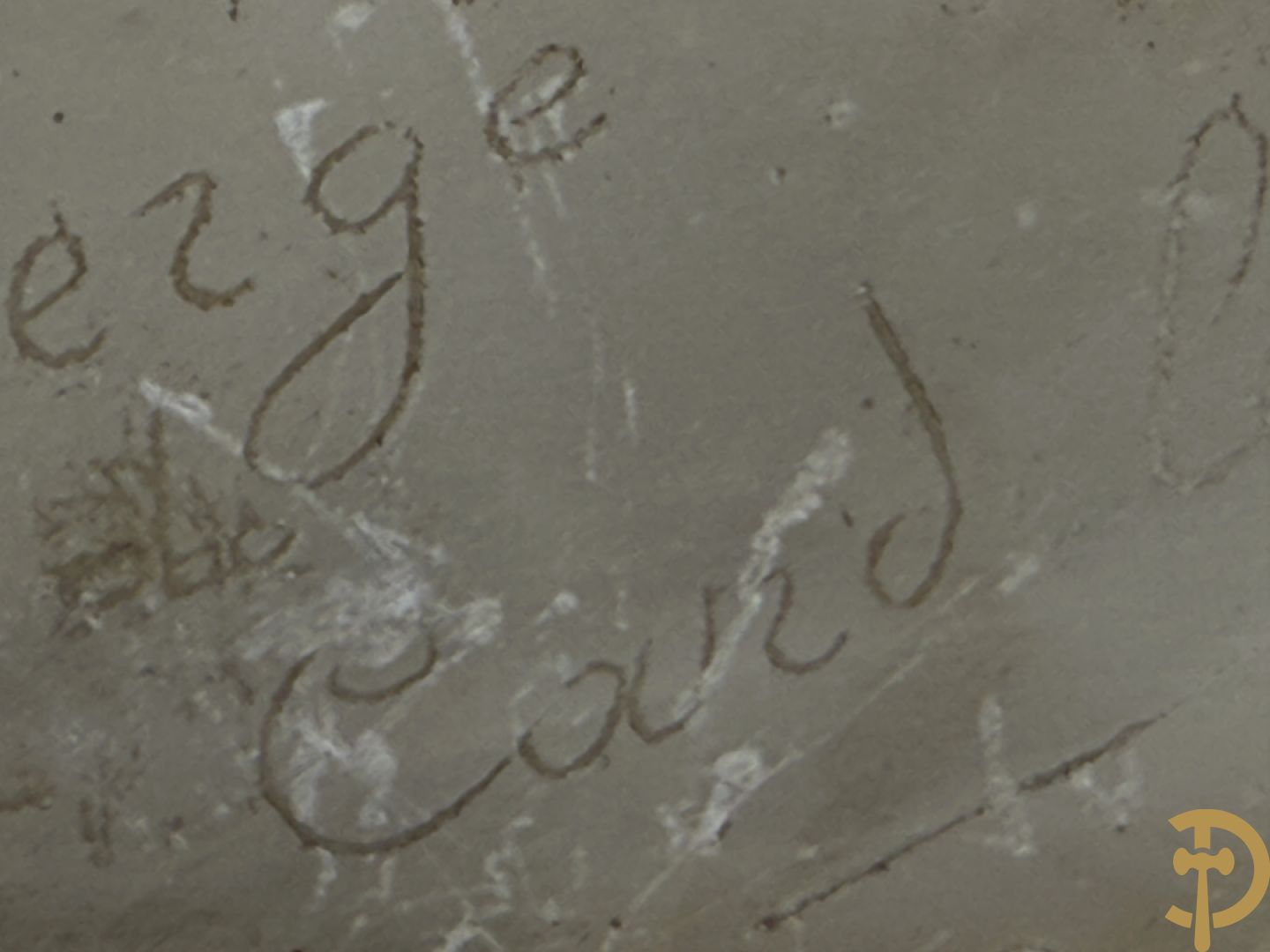 Vierge de Card Line getekend 