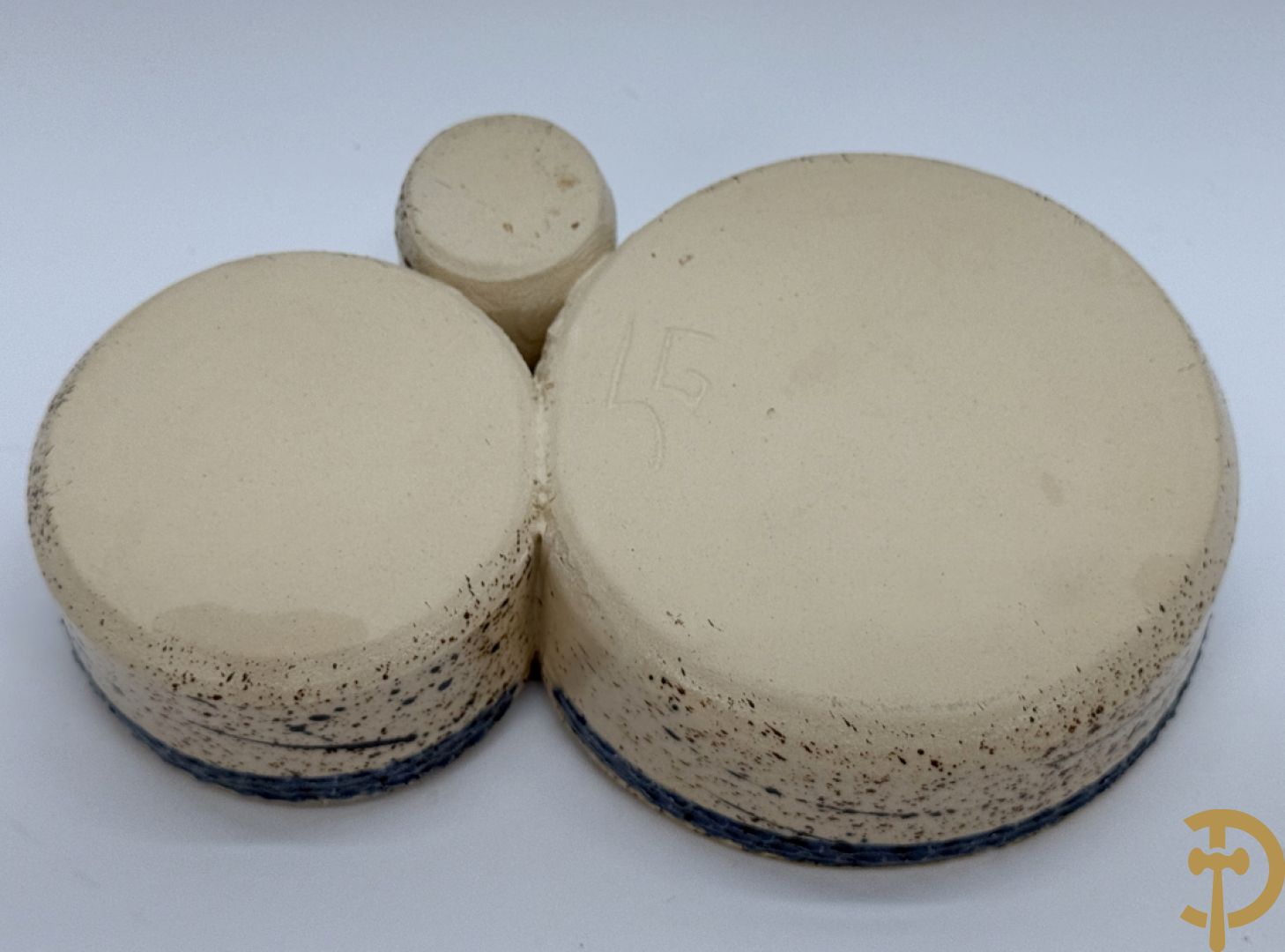 Vier keramieken vintage schalen