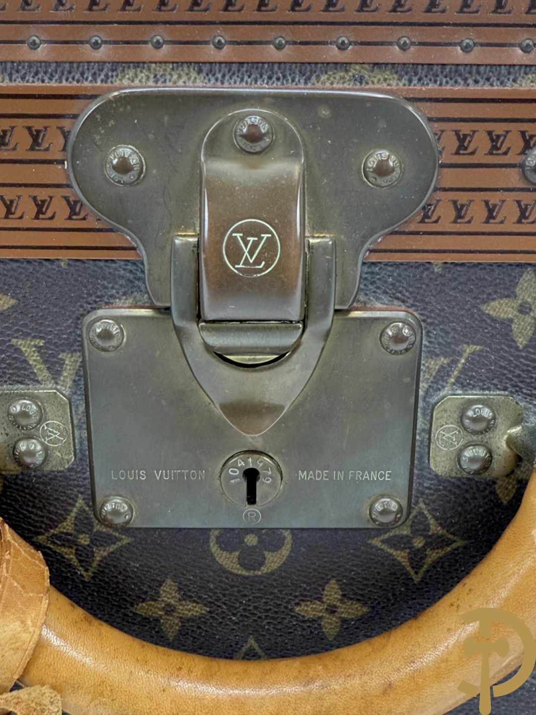 Louis Vuitton koffer met onderverdeling, genummerd 951674