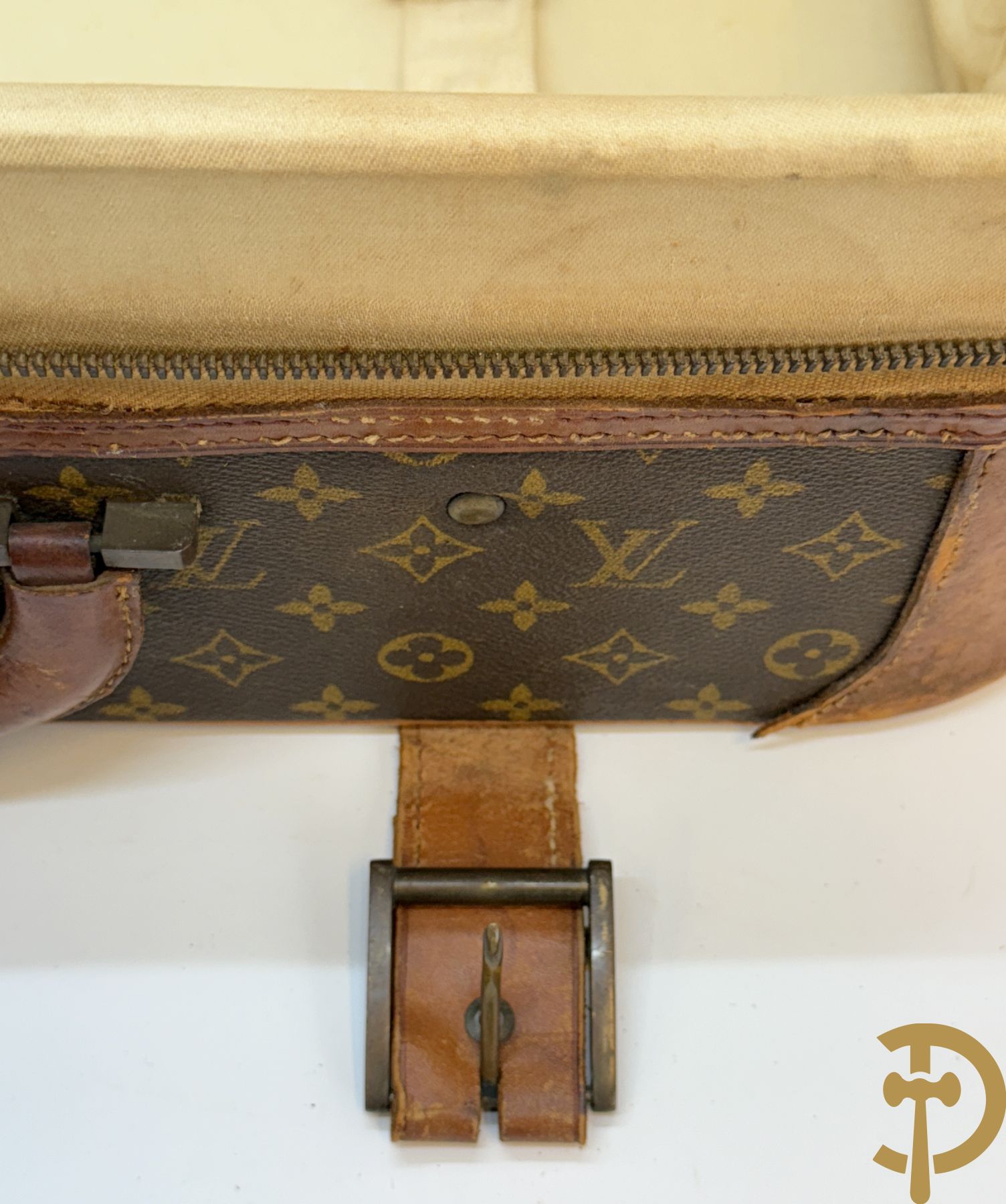 Lederen valies Louis Vuitton