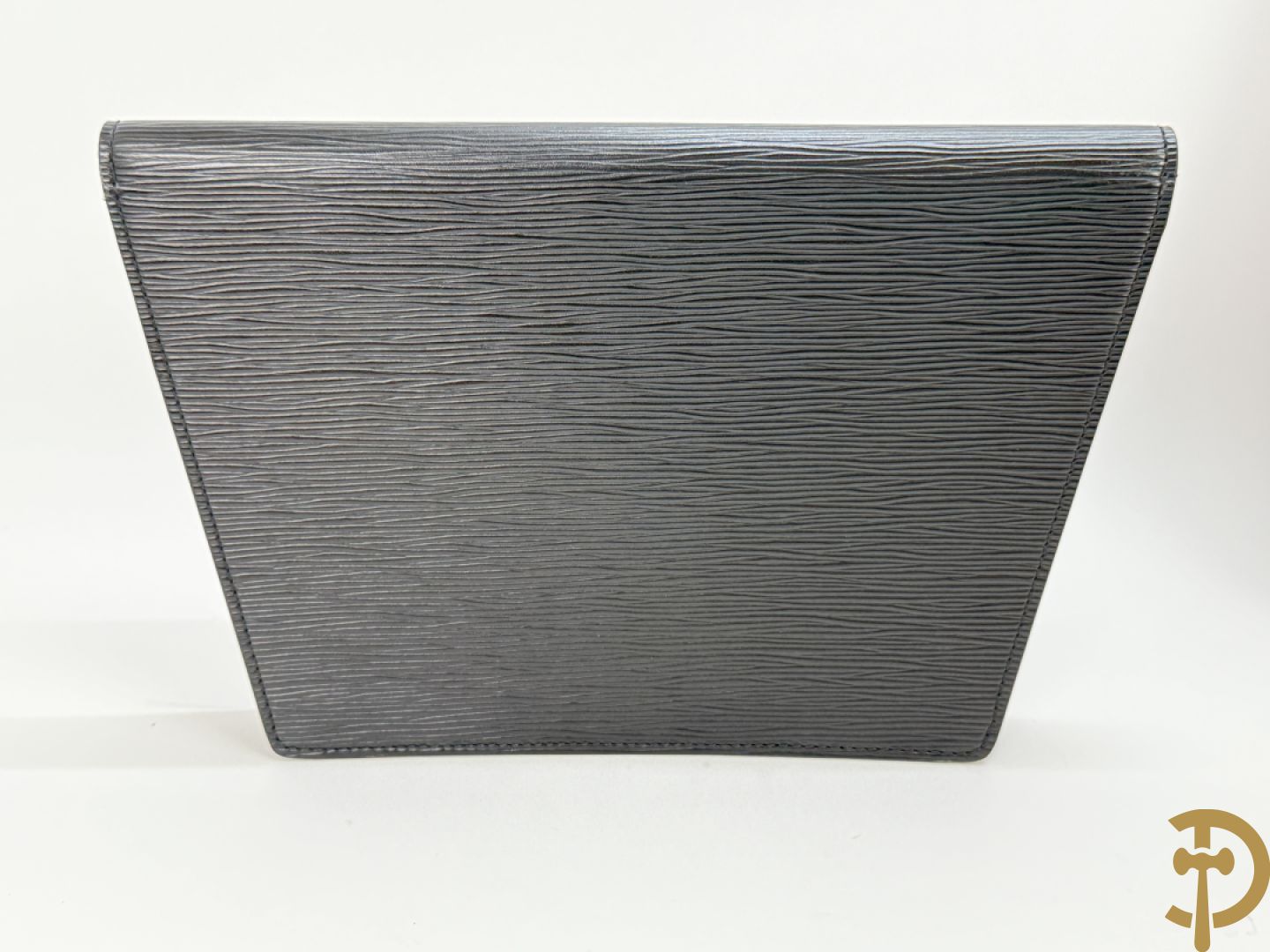 Lederen Louis Vuitton clutch + zwart lederen portefeuille Louis Vuitton