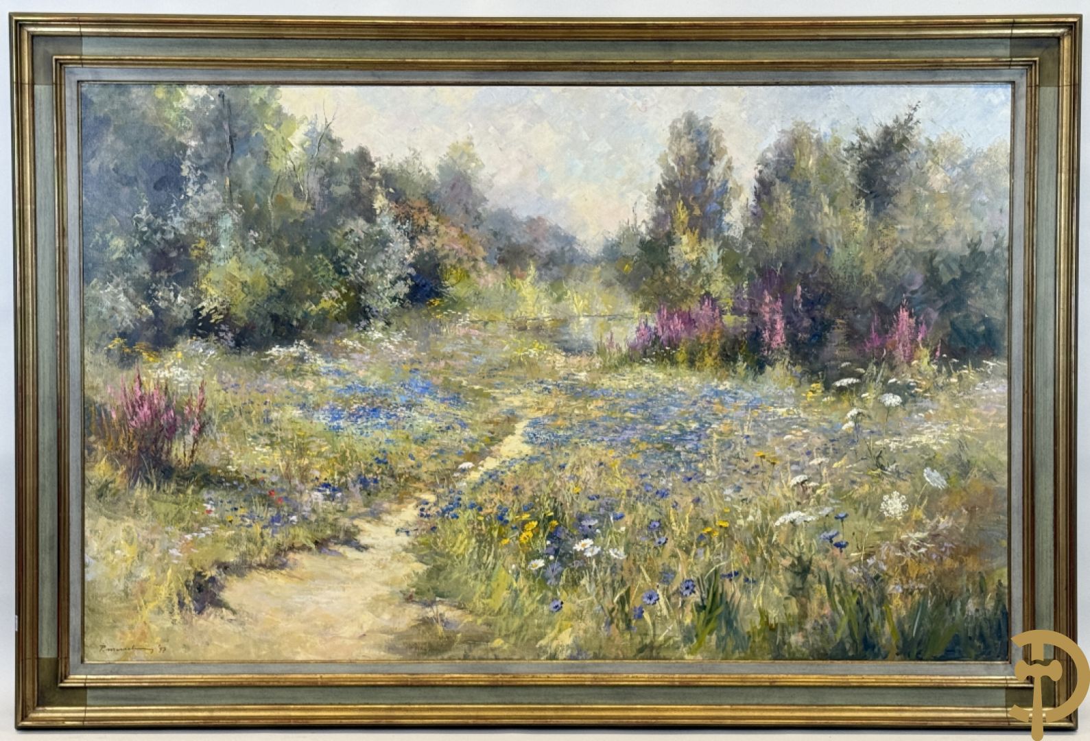 MESSELY P. getekend en verso gedateerd 