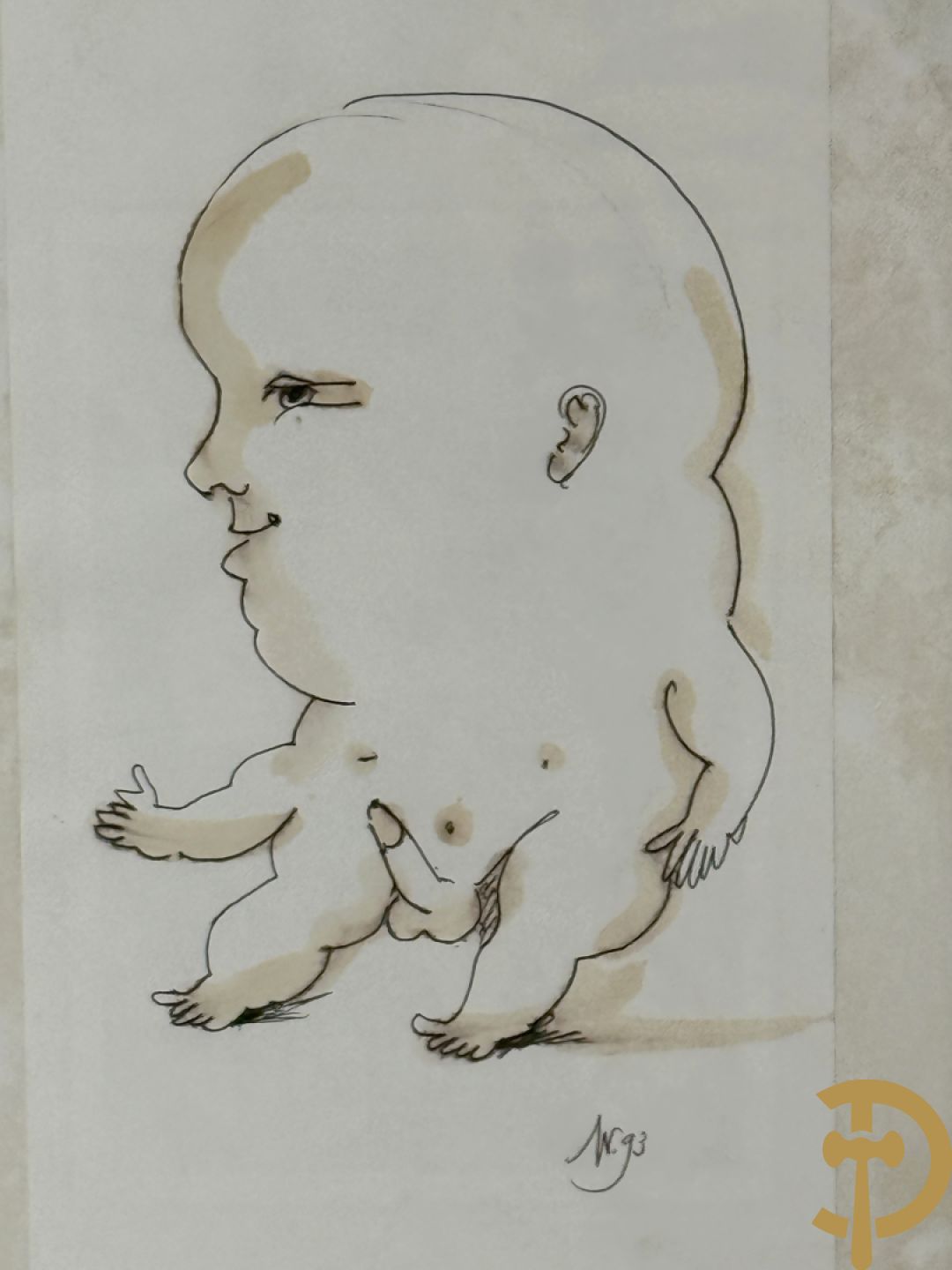 J.V. gemonogrammeerd 