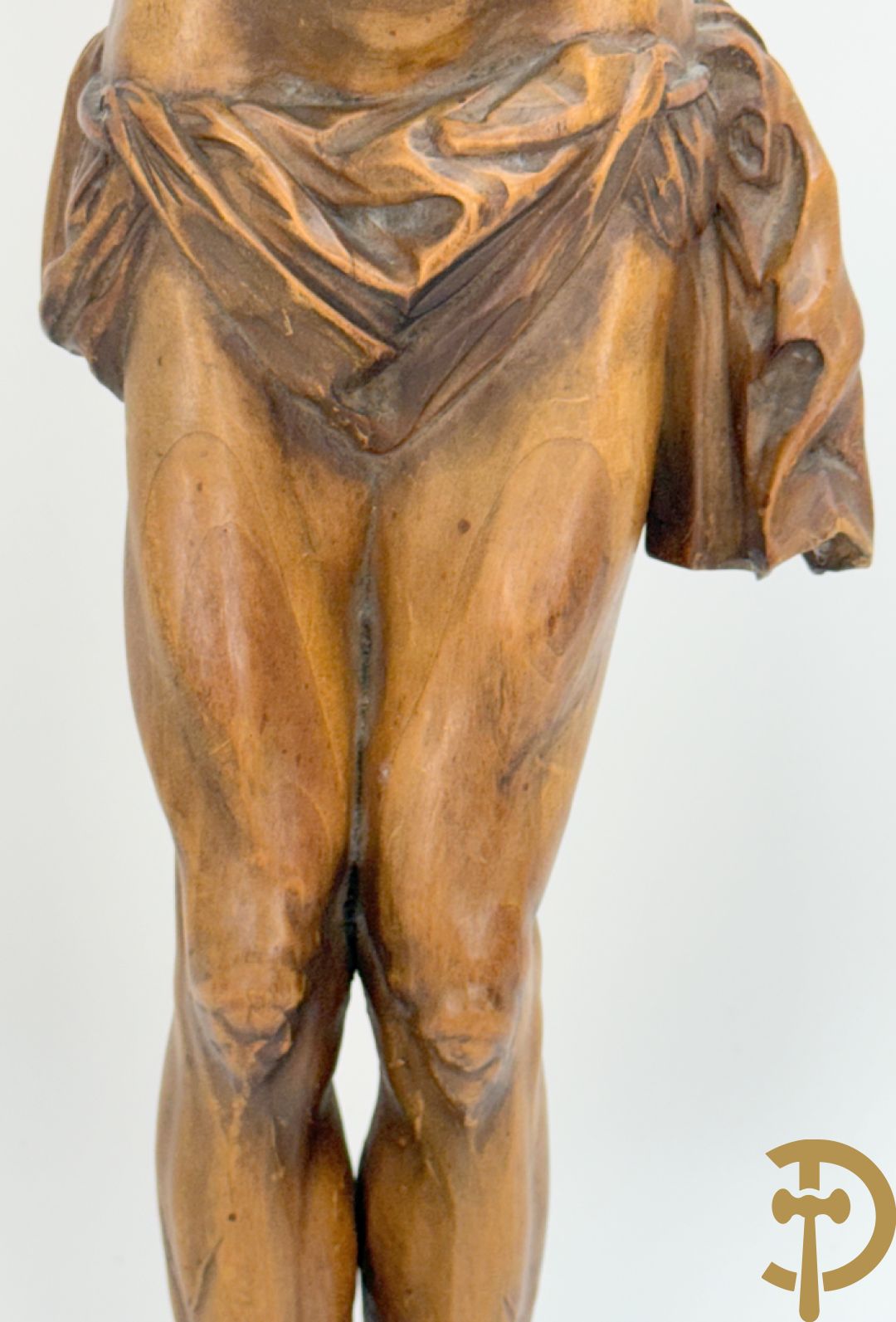 Gesculpteerde houten Jansenistische corpus