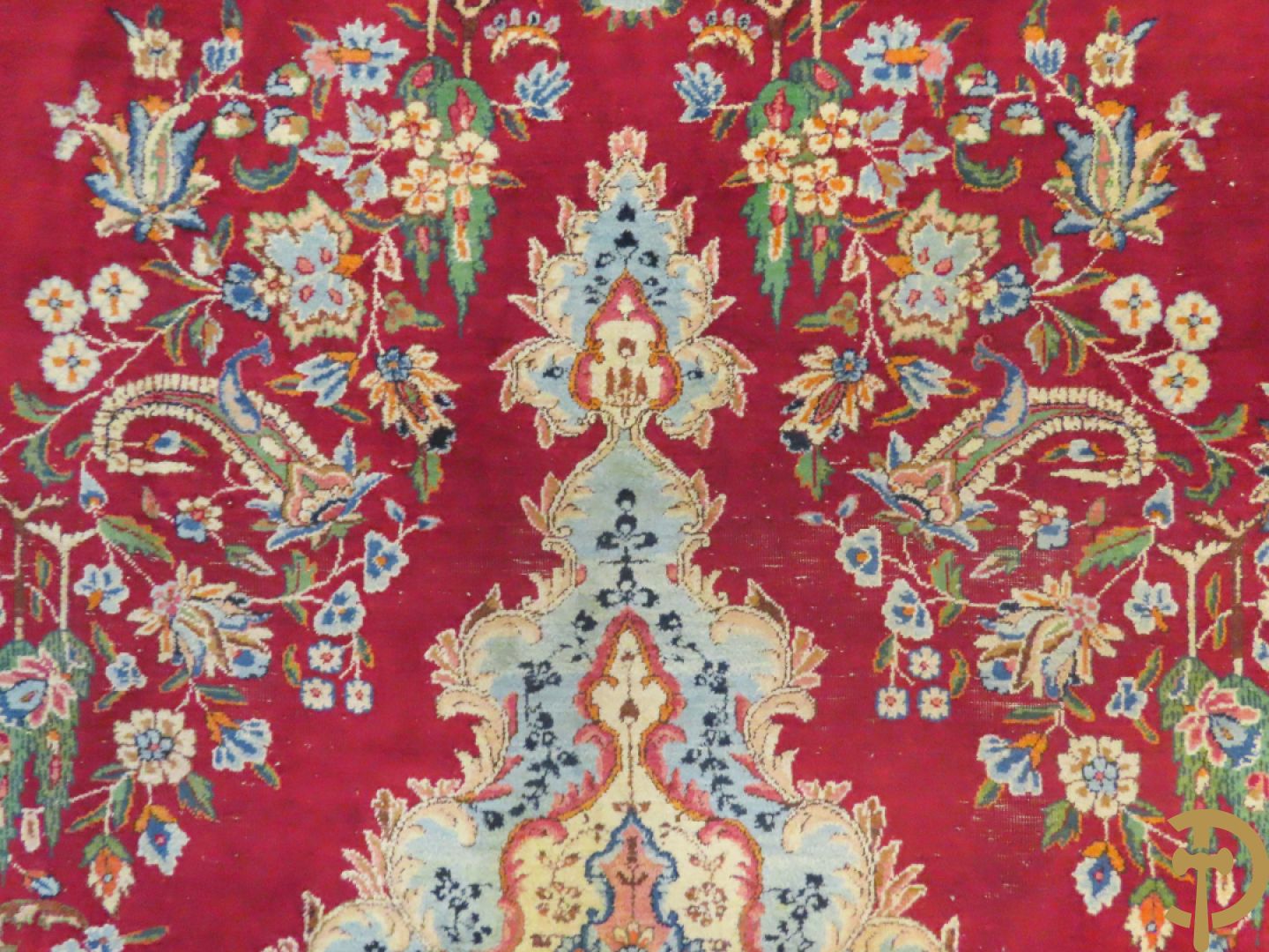 Oosters handgeknoopt tapijt Kirman Royal