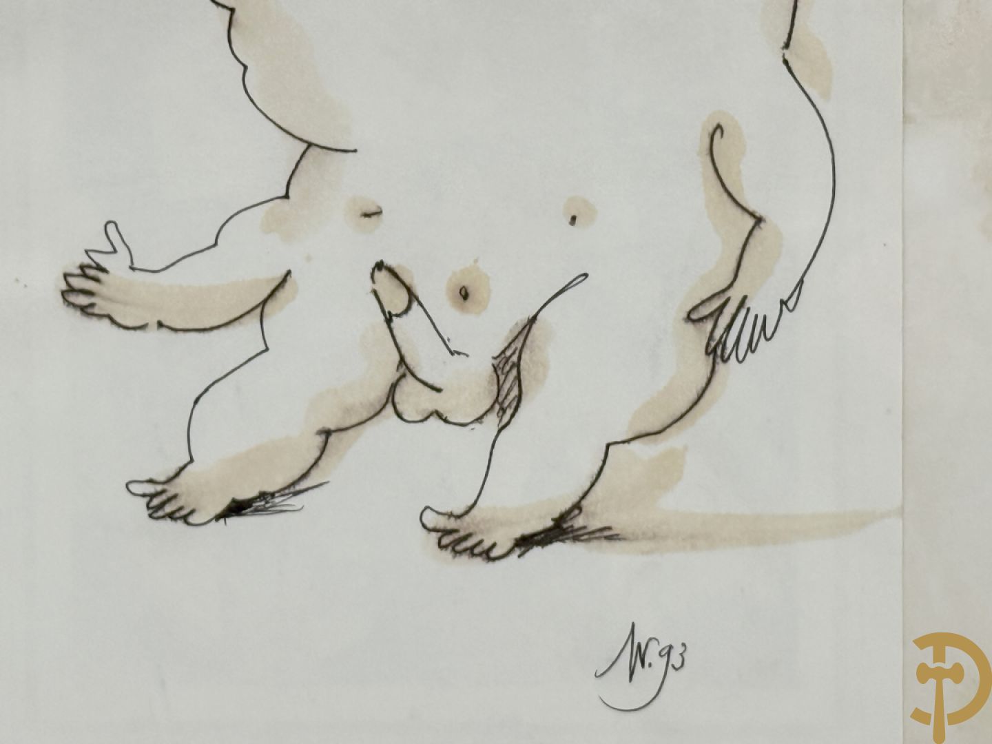 J.V. gemonogrammeerd 