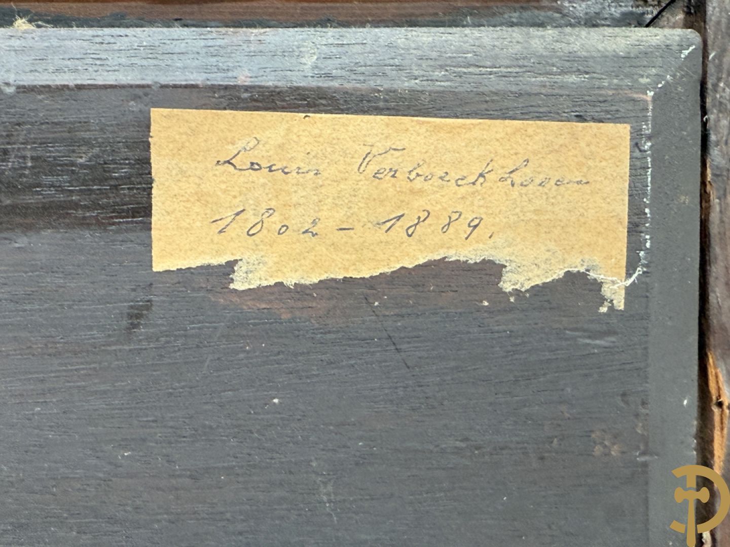 VERBOECKHOVEN Louis achteraan gerefereerd 