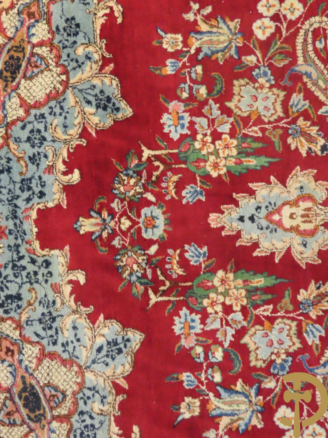 Oosters handgeknoopt tapijt Kirman Royal