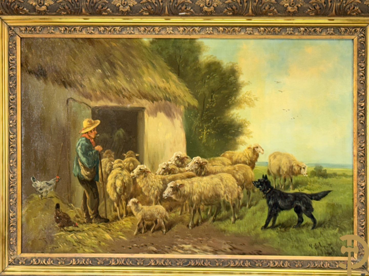 SCHOUTEN P. getekend 