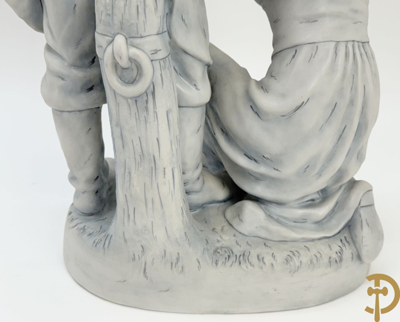 Royal Dux beeld van smid met vrouw en kind, nummer 11559