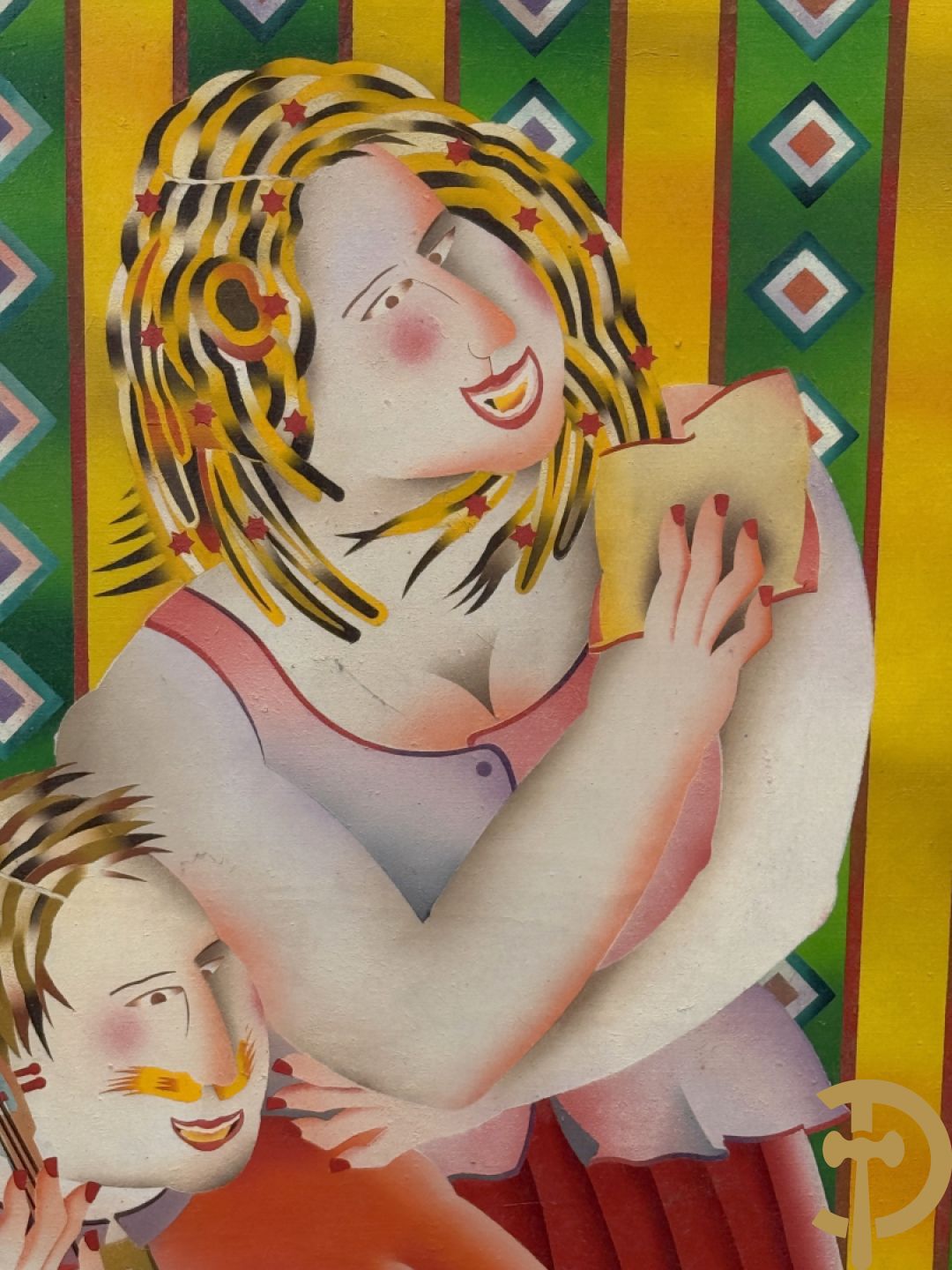 VAN DAELE Nico getekend verso 1983 