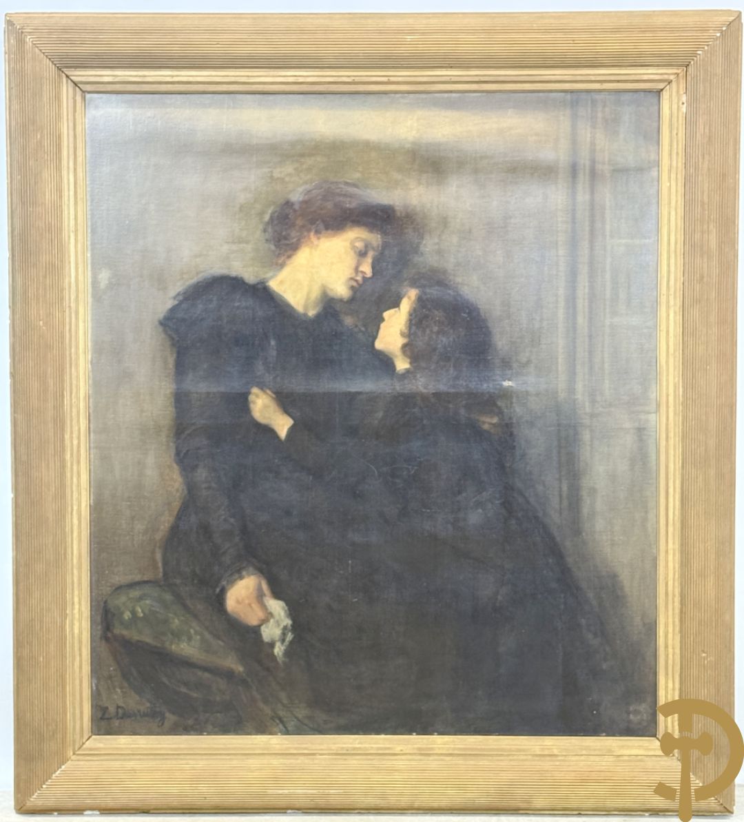 Onleesbaar getekend (Z. Du..w...tsy) 