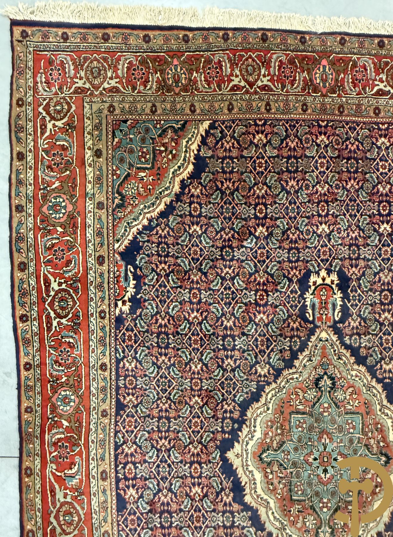 Oosters handgeknoopt tapijt Bidjar