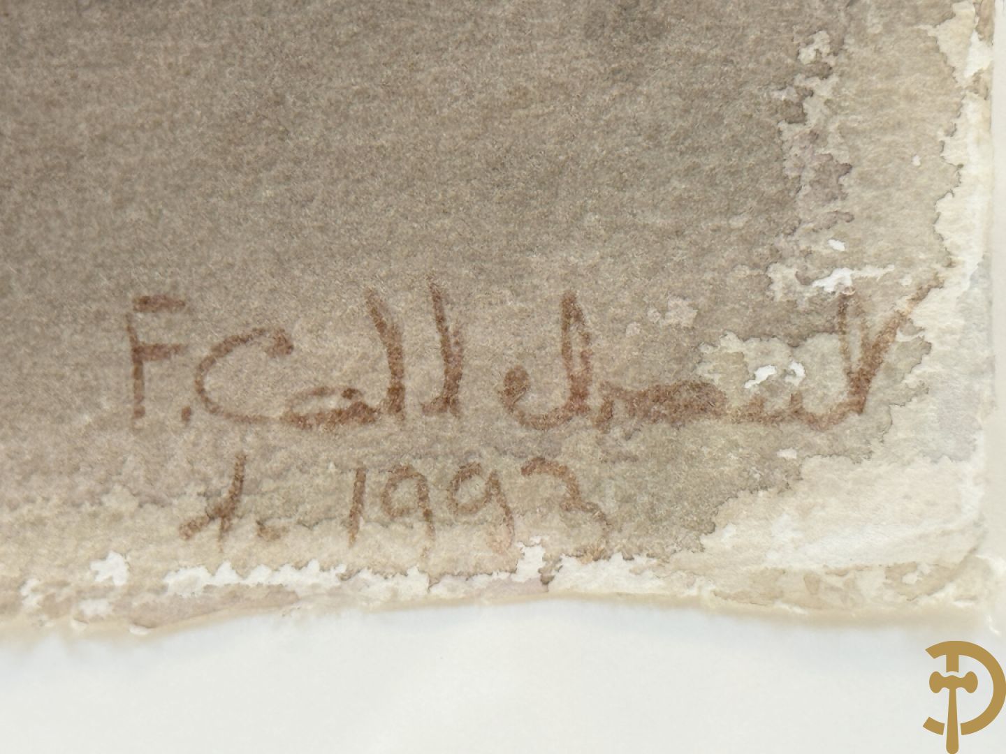 CALLEBAUT F. getekend 1993 