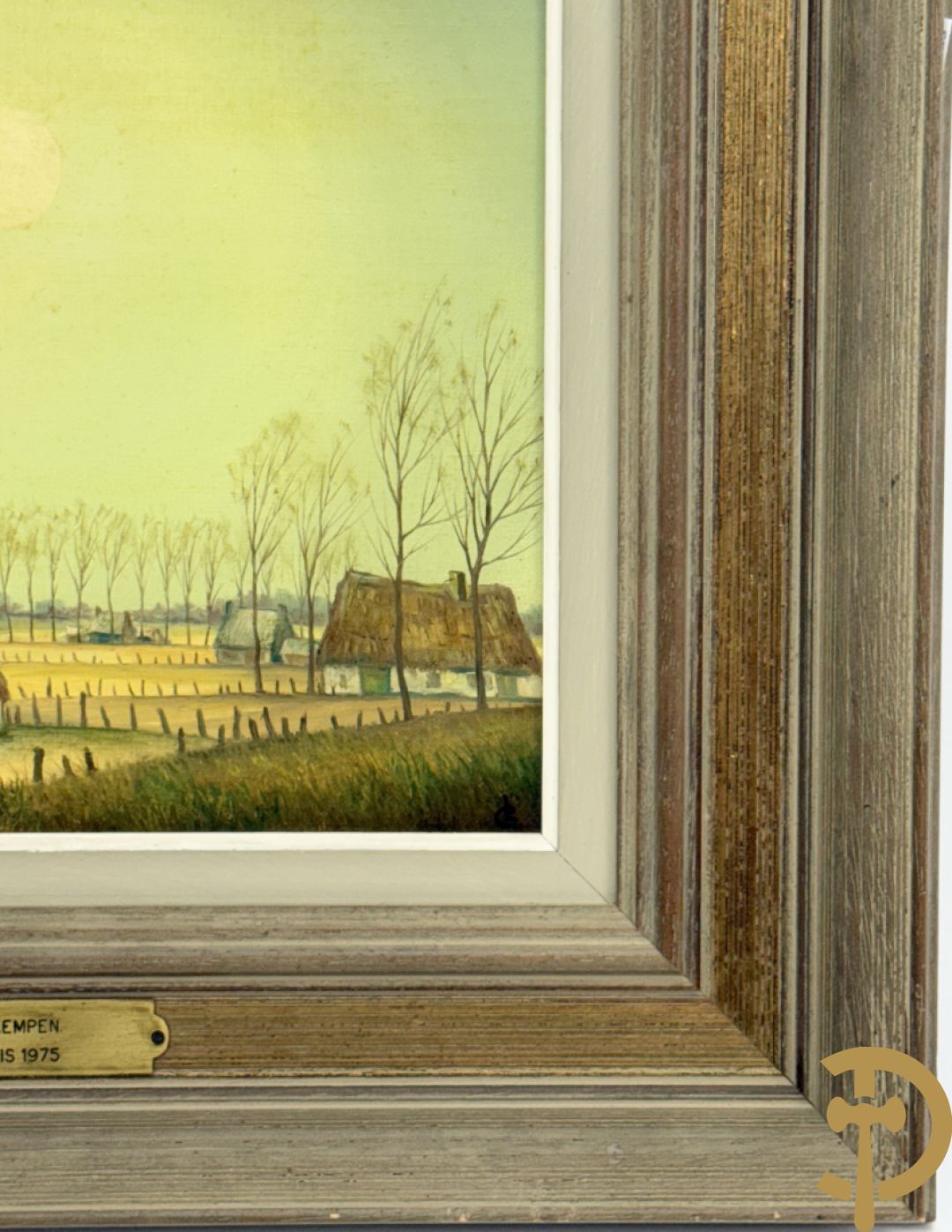 GILLIS Leopold van (G.L. gemonogrammeerd) 1975 gedateerd achteraan 