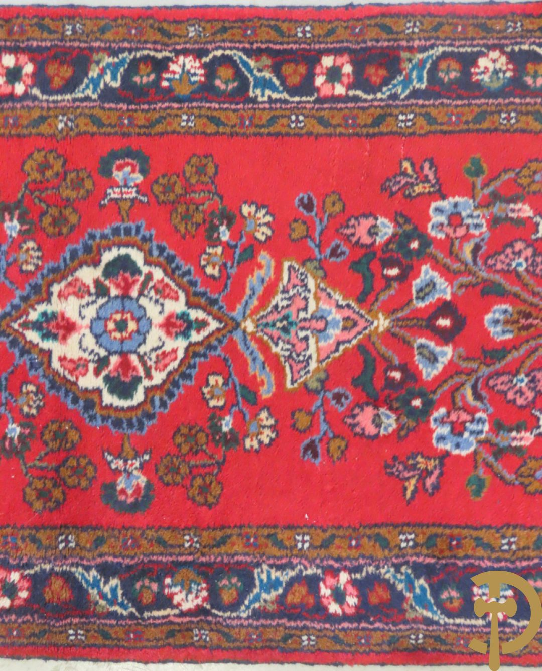 Vijf oosterse handgeknoopte tapijten