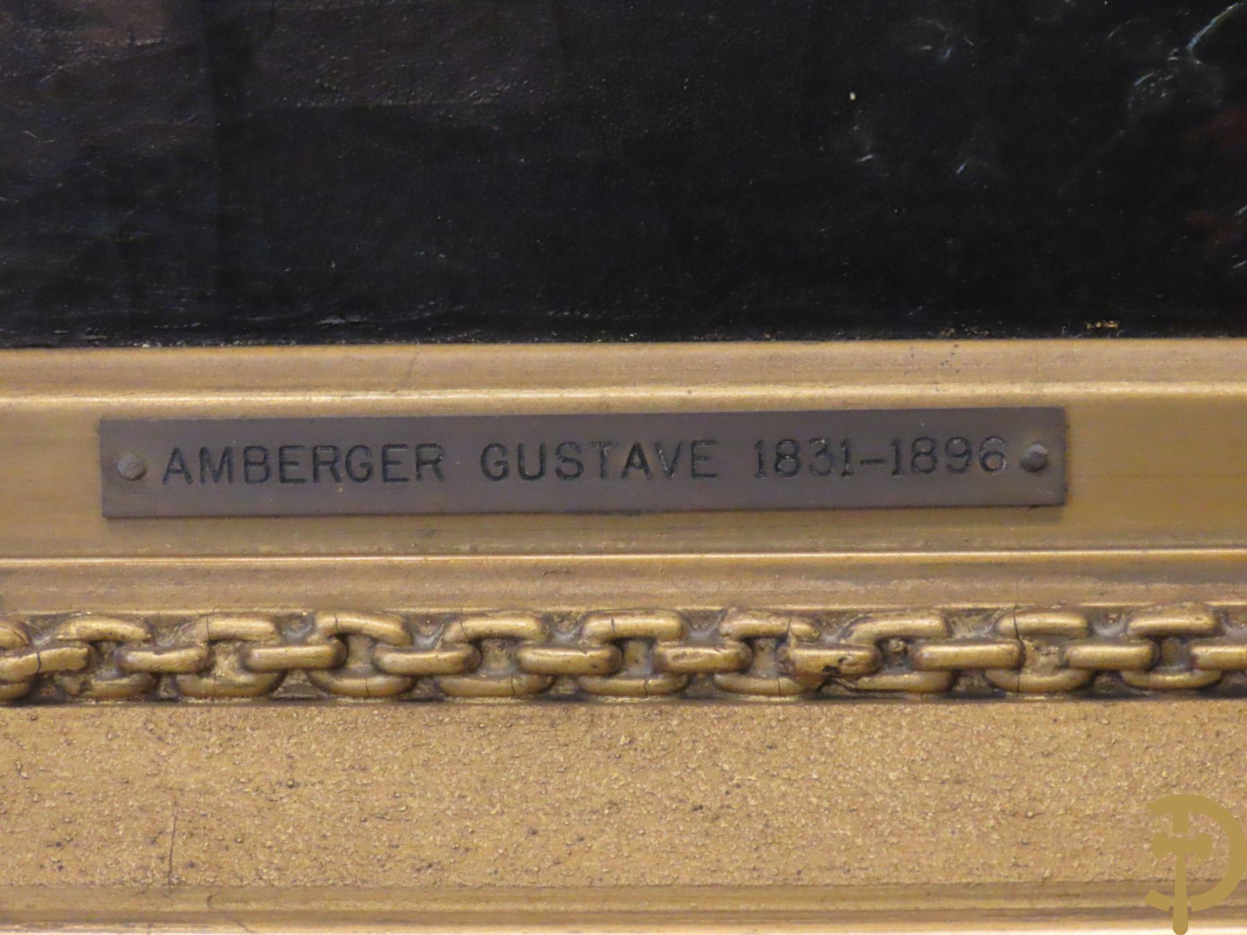 AMBERGER G. (Gustave) Fec. getekend 1831-1896 