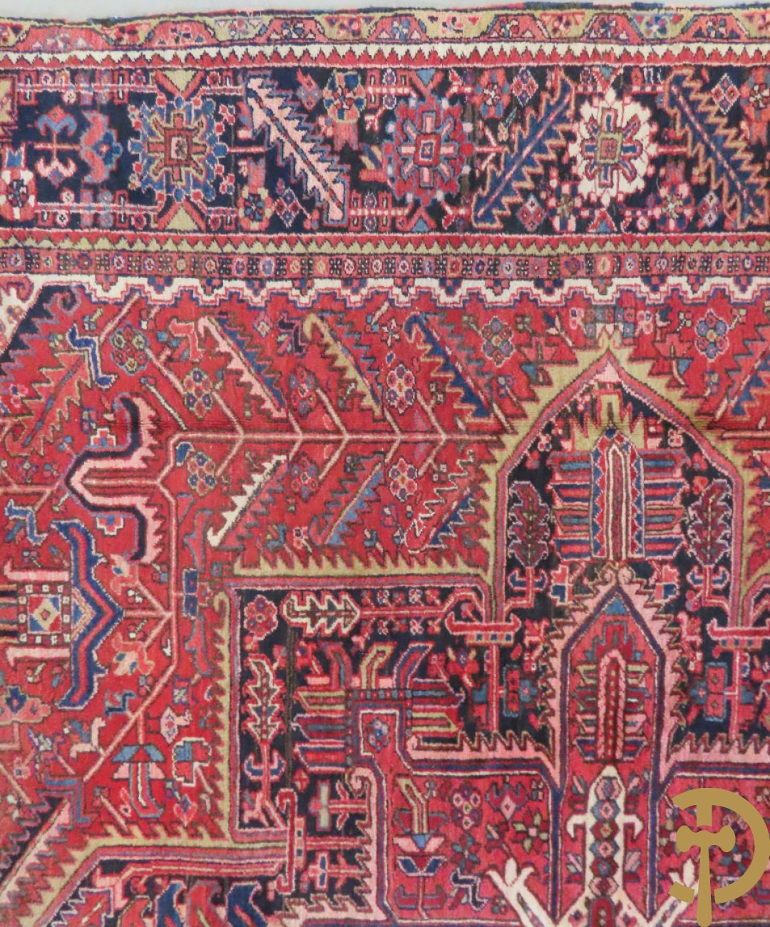 Oosters handgeknoopt tapijt Heriz