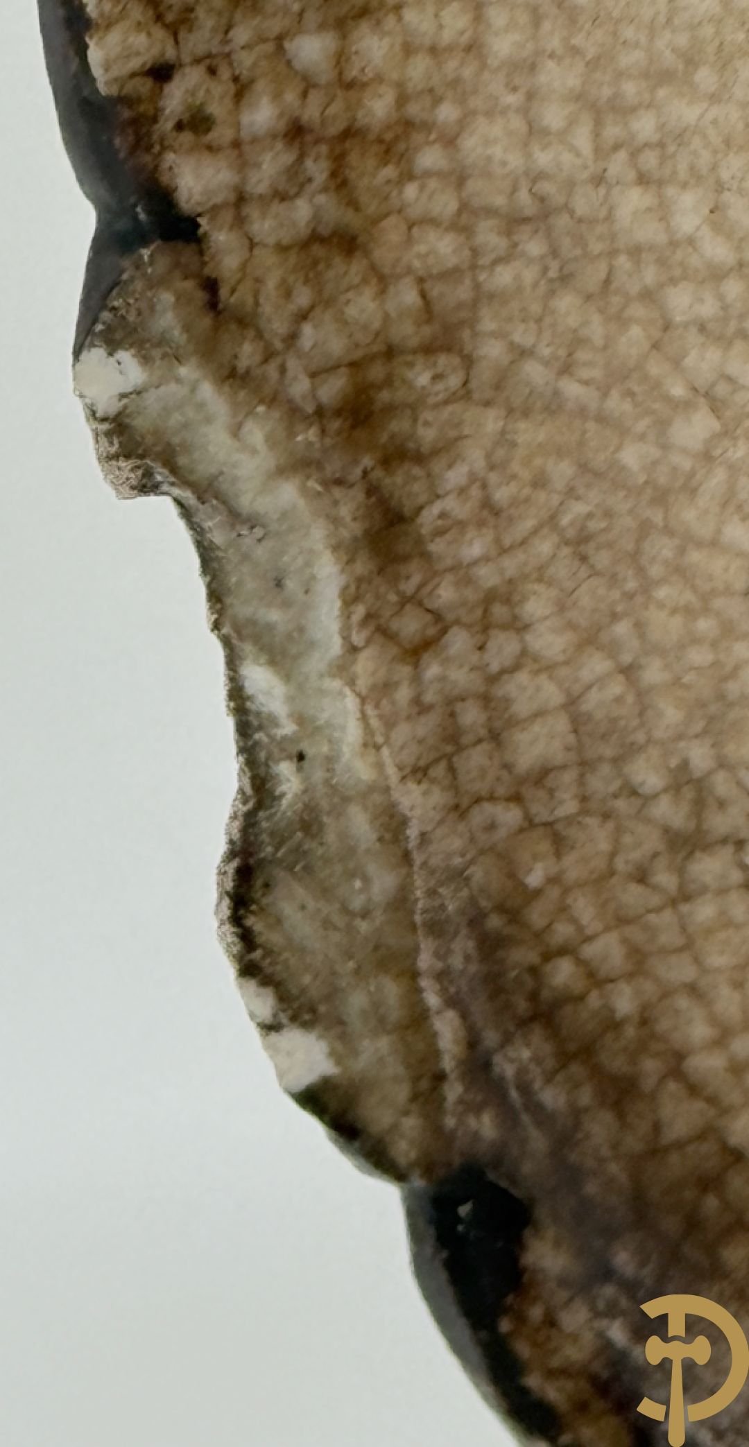 Antieke Chinese Nankin vaas met decor van wijsgeren, onderaan bezet met hert en bovenaan met pioenrozen