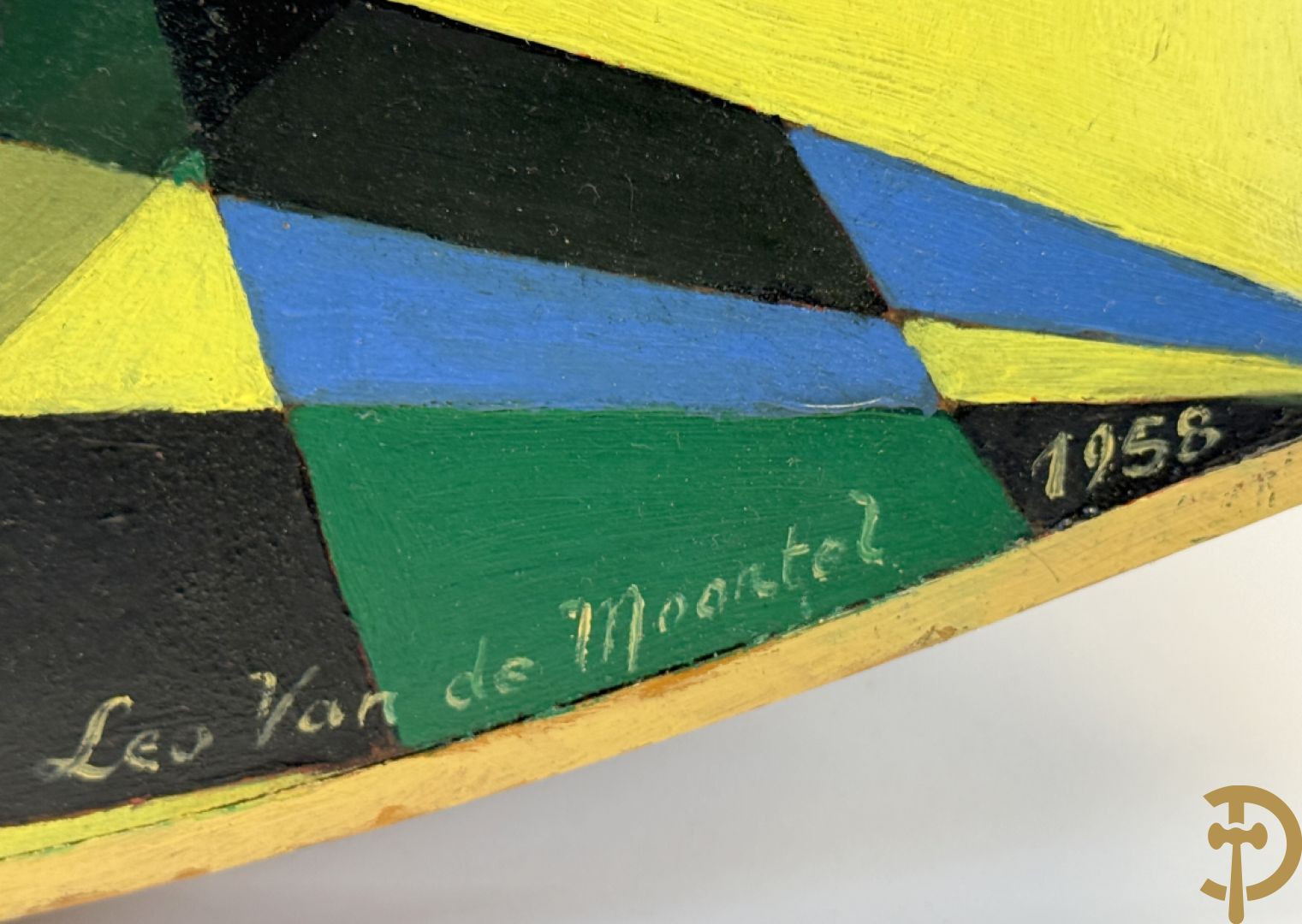 V. de MOORTEL Leo getekend 1958 