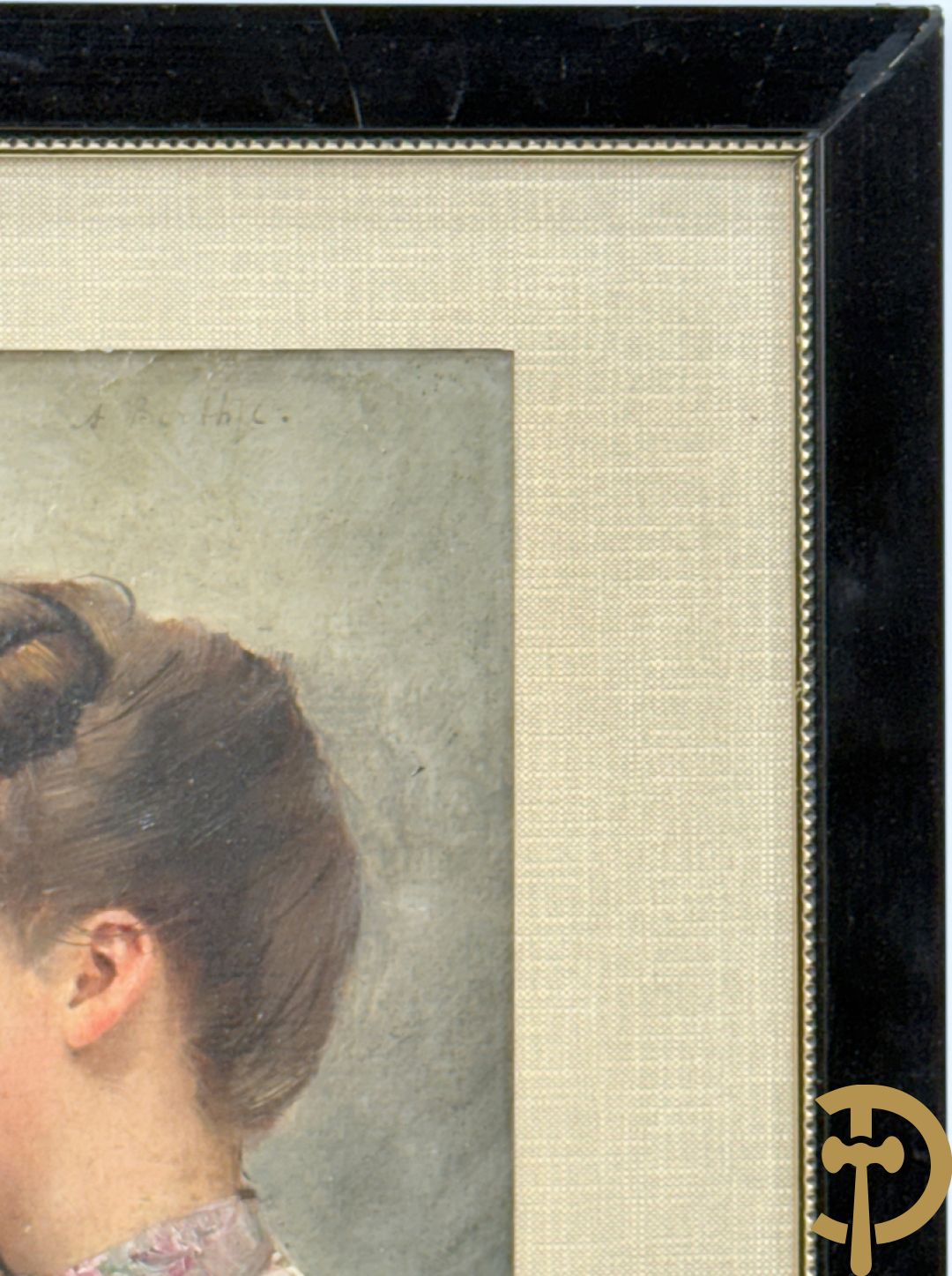 VAN DEN BOSCH Georges getekend links boven 