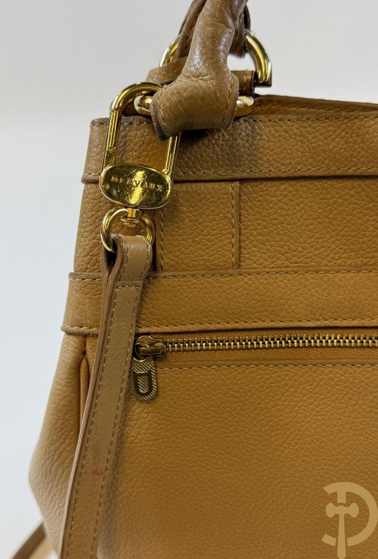 Lederen handtas Delvaux