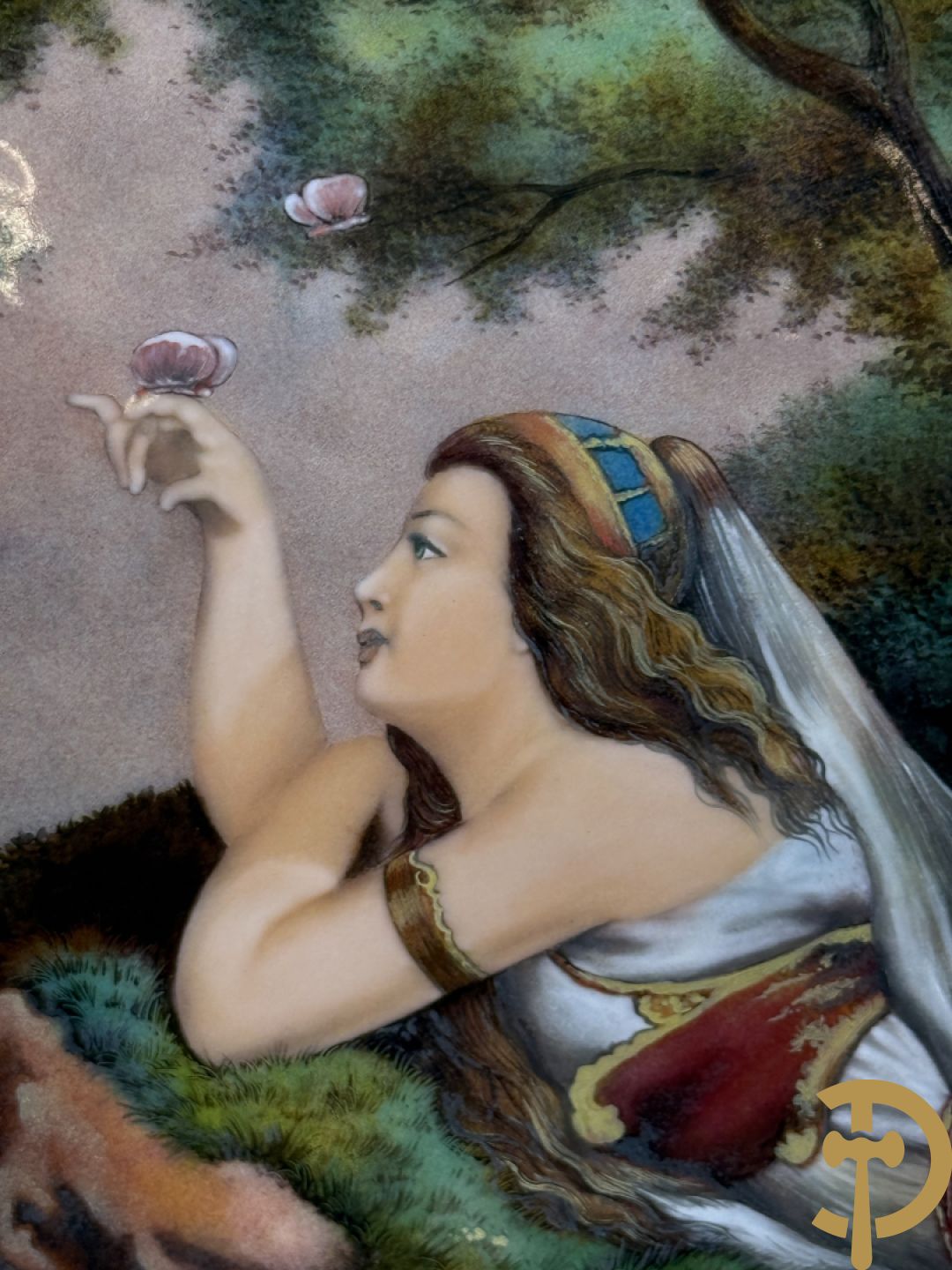 GRAFEUIL A. getekend Emaux de Limoges 