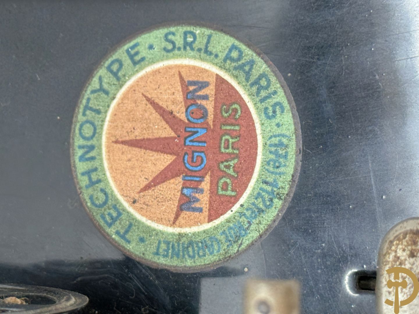 Typmachine uit de jaren 1920 / 30, Mignon model 4 AEG Technotype